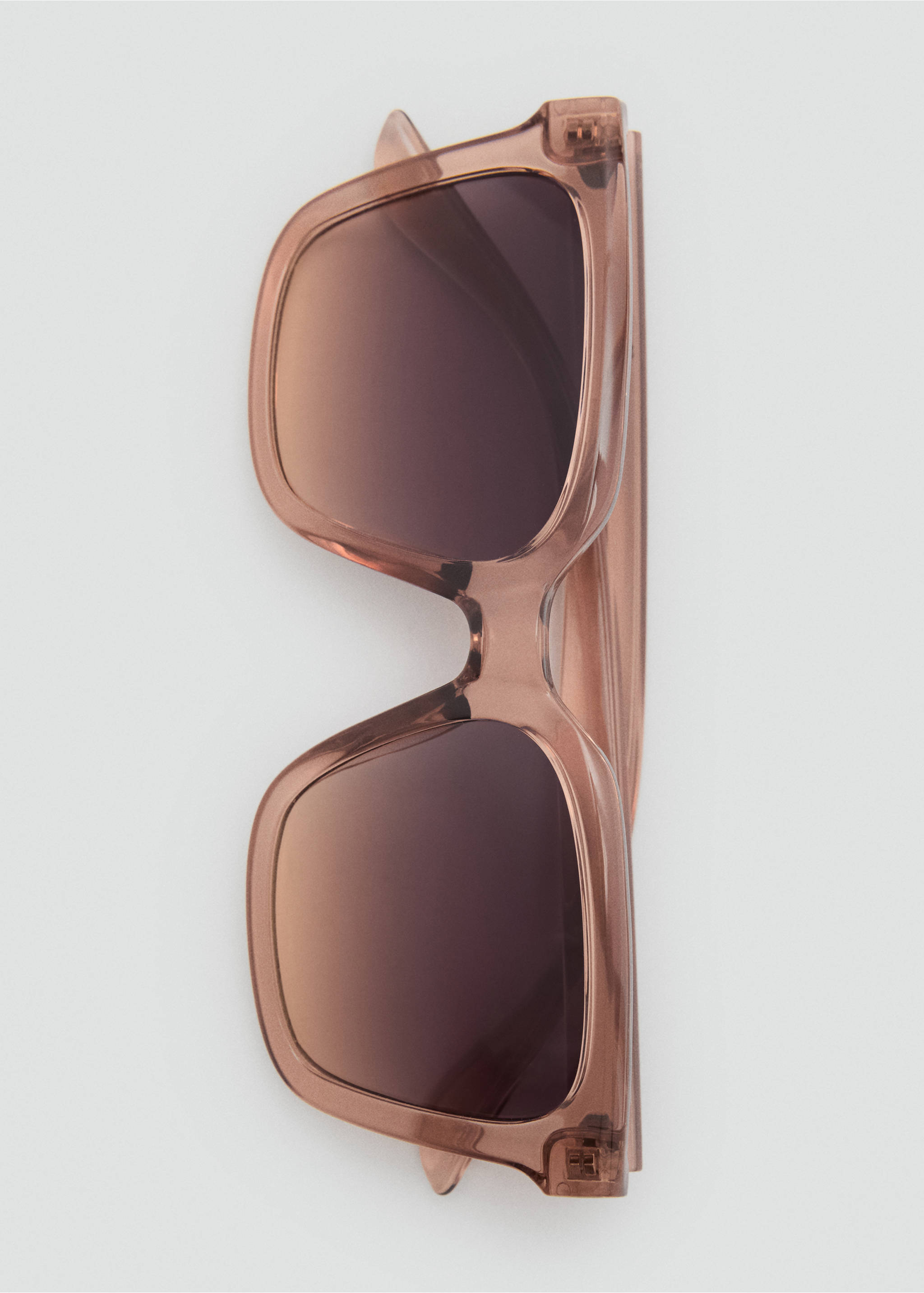 Gafas de sol montura cuadrada - Detalle del artículo 2, Melocotón. Ref: 87075926-00.