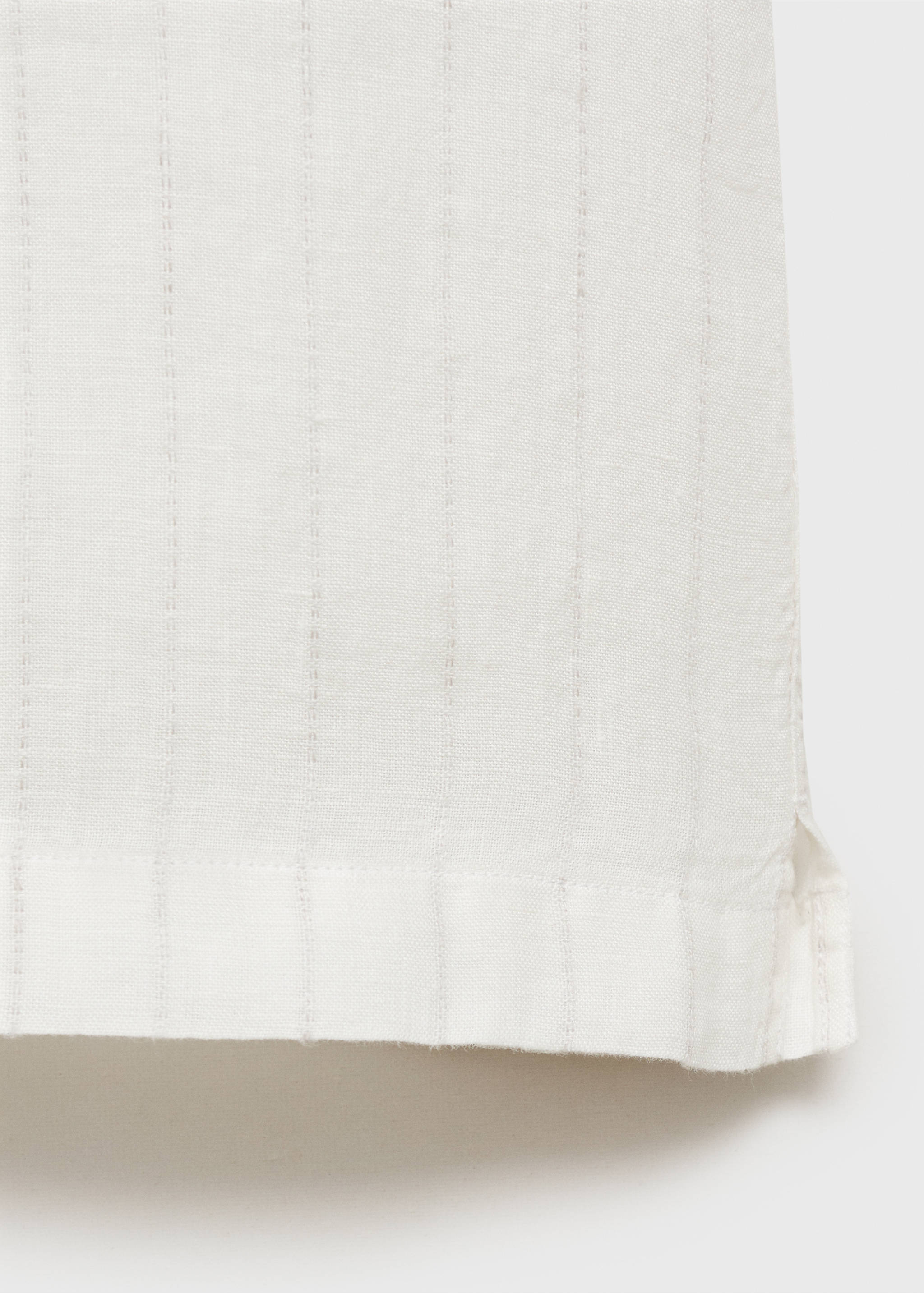 Chemise 100 % lin rayures tennis - Détail de l'article 0, Blanc. Ref: 87075928-00.