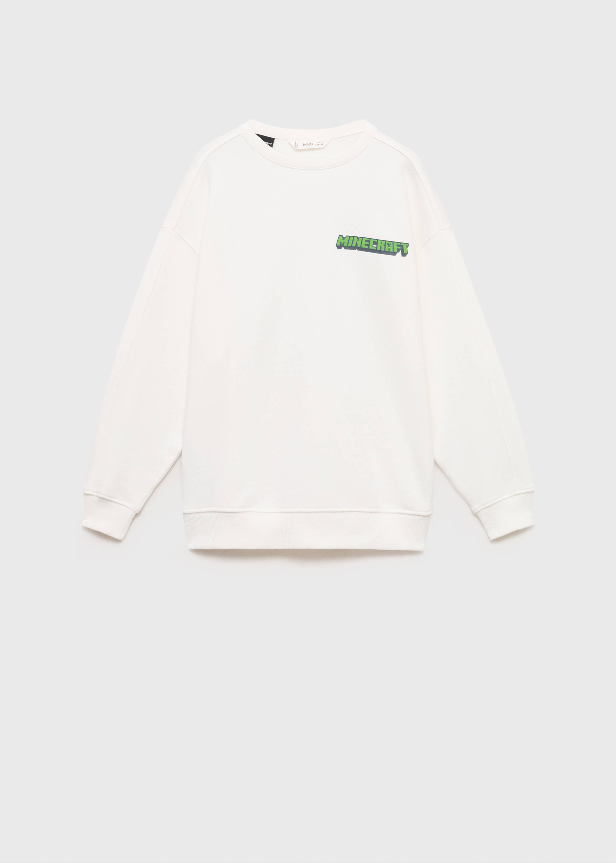 Minecraft sweatshirt - Article without model, Off White. Ref: 87075931-00.
