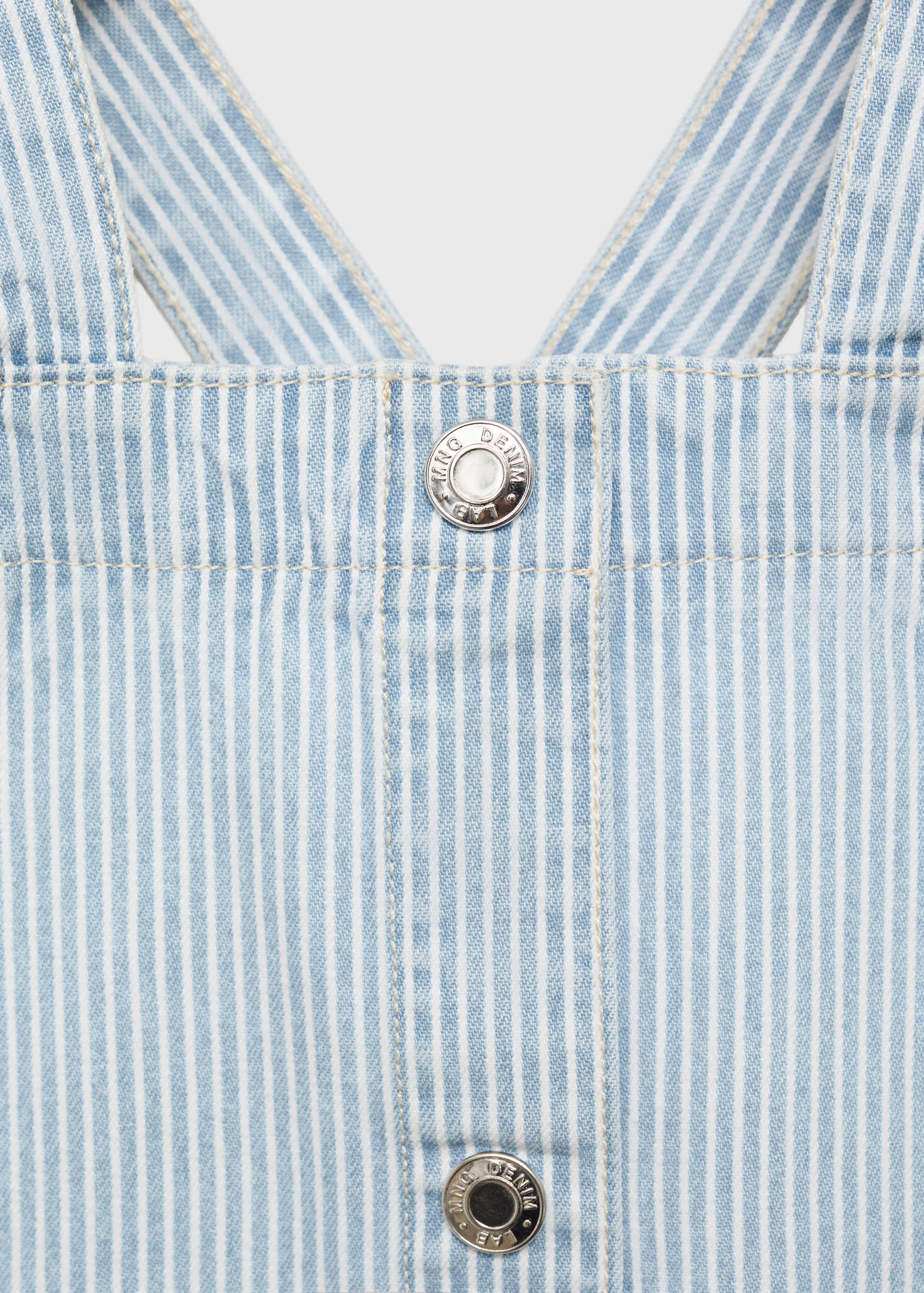 Gestreifter Jeans-Latzrock - Detail des Artikels 8