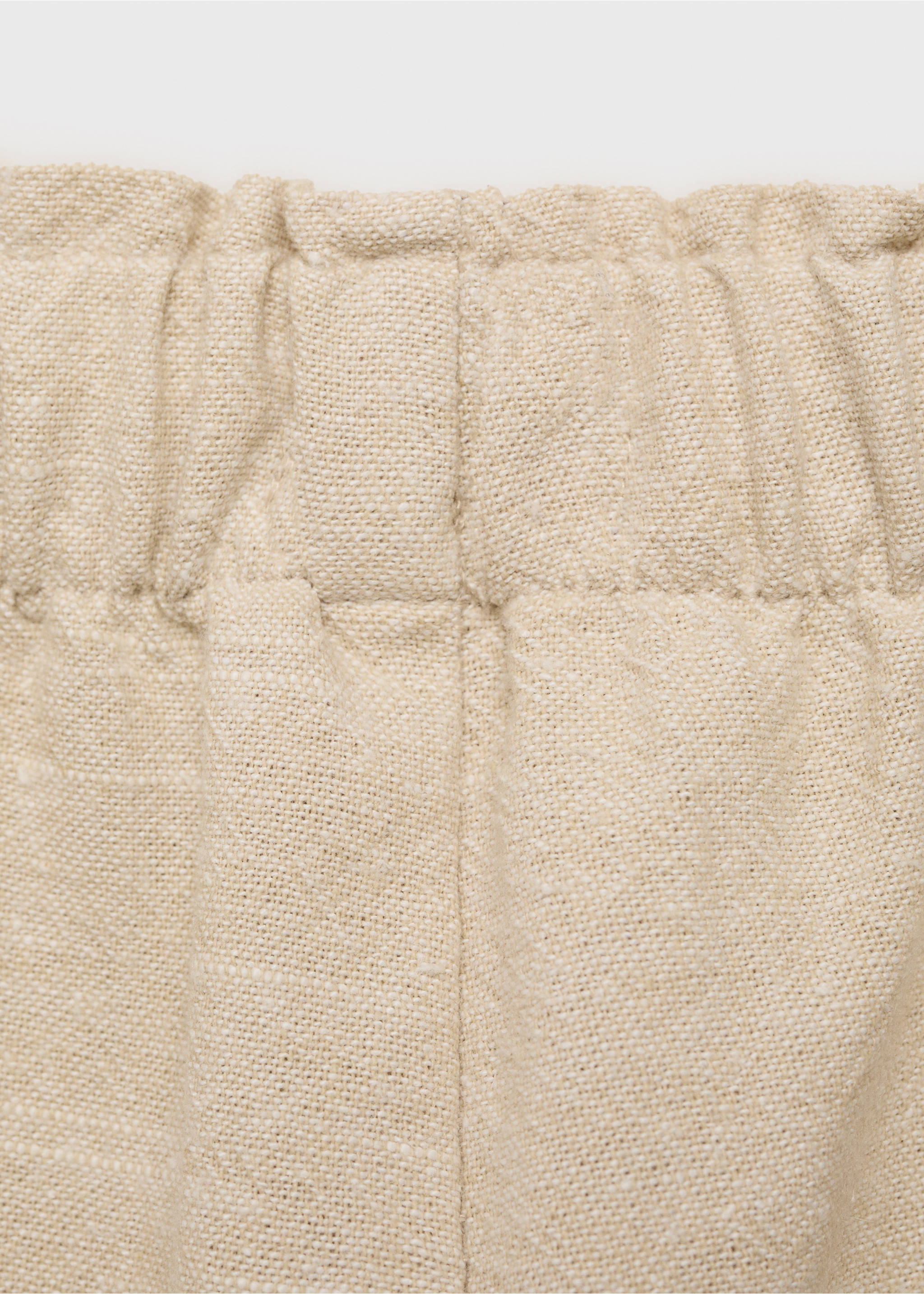 Textured culotte trousers - Details of the article 0, Light/Pastel Grey. Ref: 87075937-00.