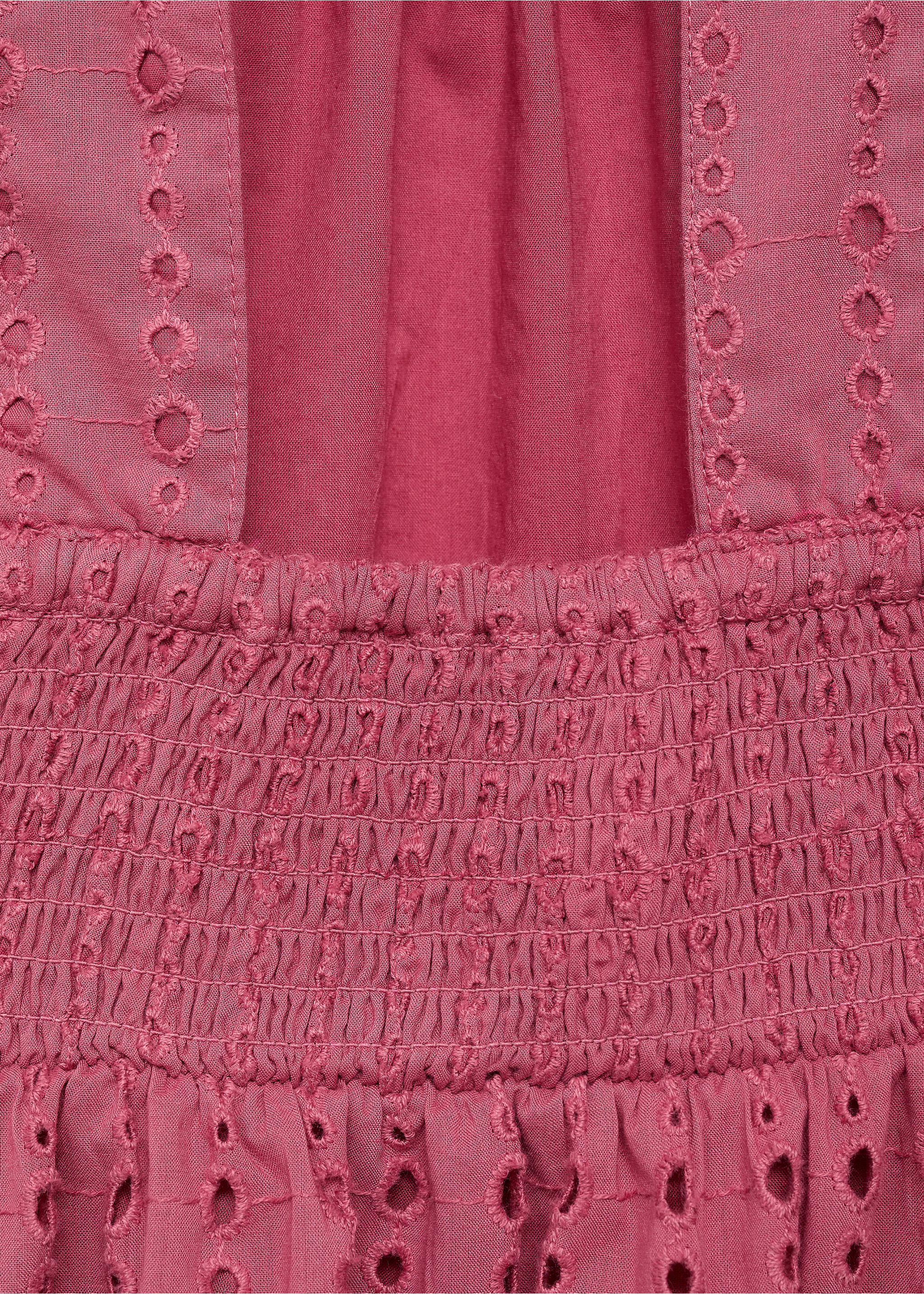 Robe brodée à volants - Détail de l'article 8, Fraise. Ref: 87075939-00.