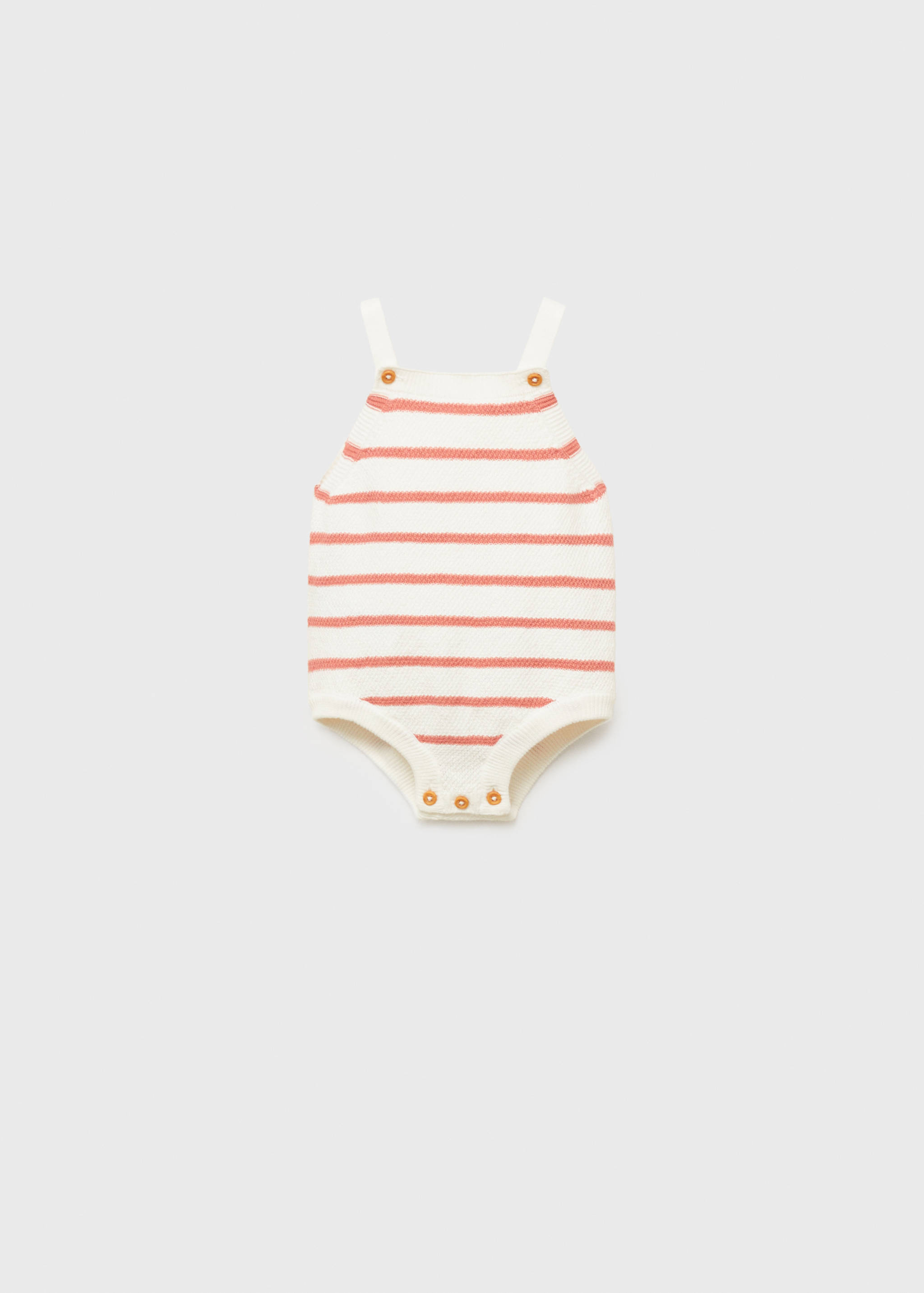 Striped knitted romper - Article without model