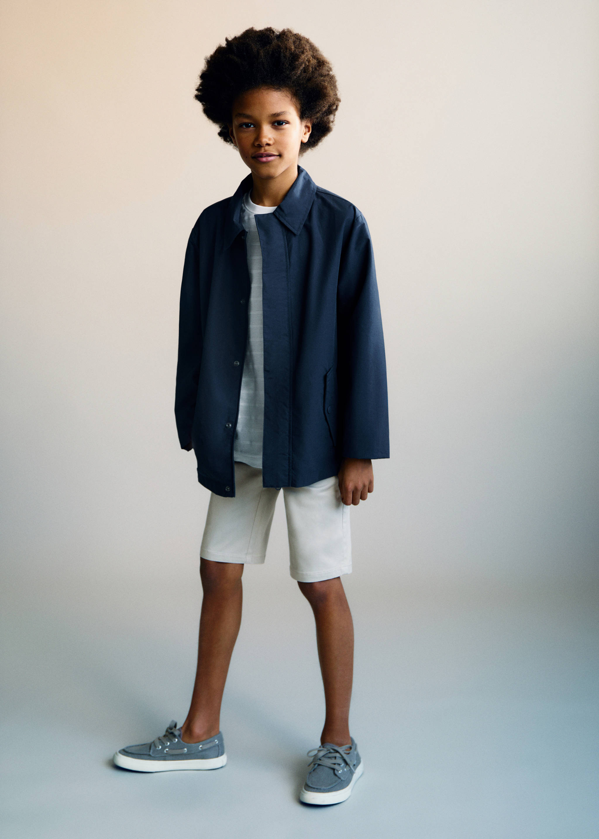 Baumwoll-Bermudas im Chino-Stil - Allgemeine Ansicht