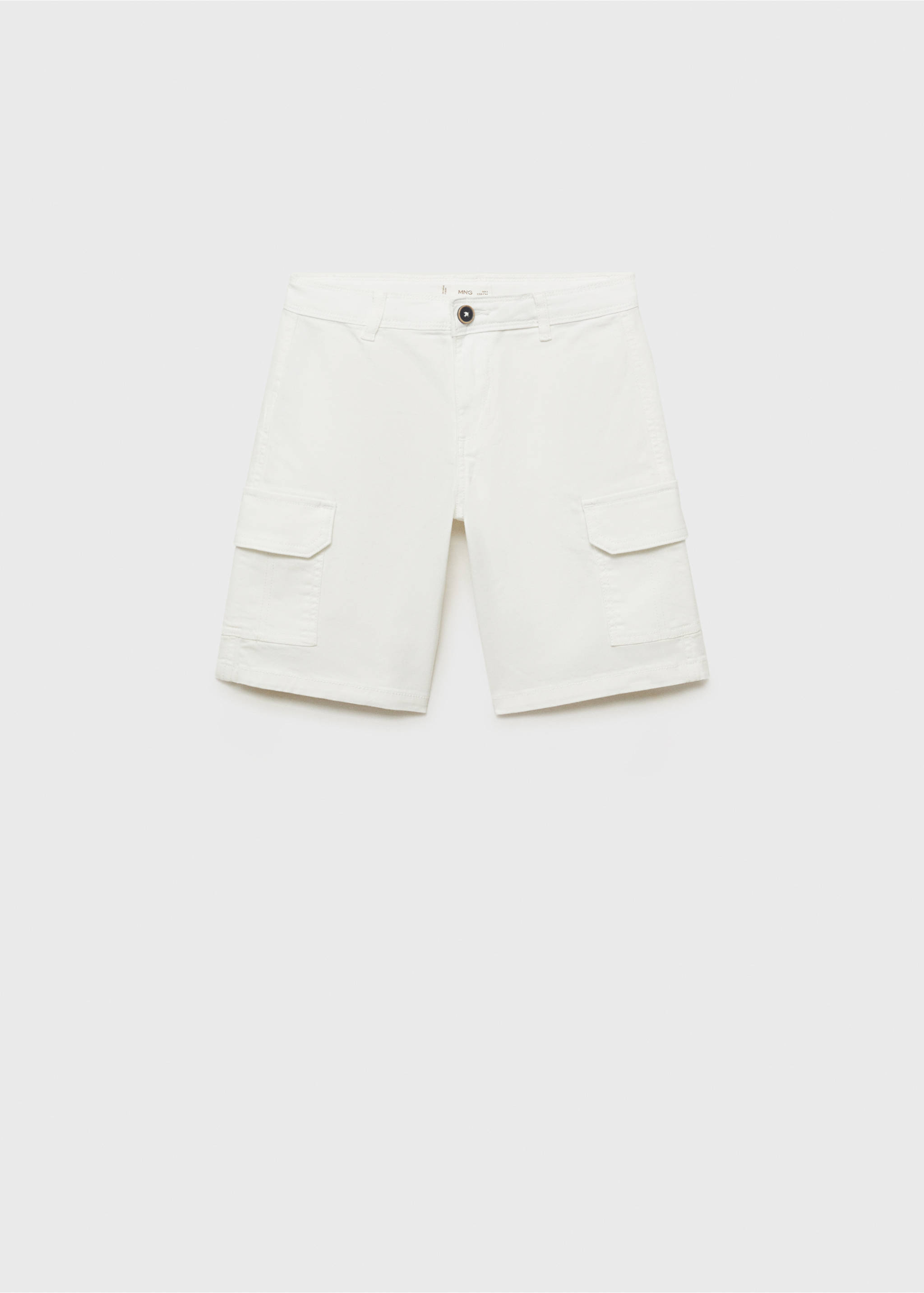 Cargo Bermuda shorts - Article without model, White. Ref: 87075945-00.