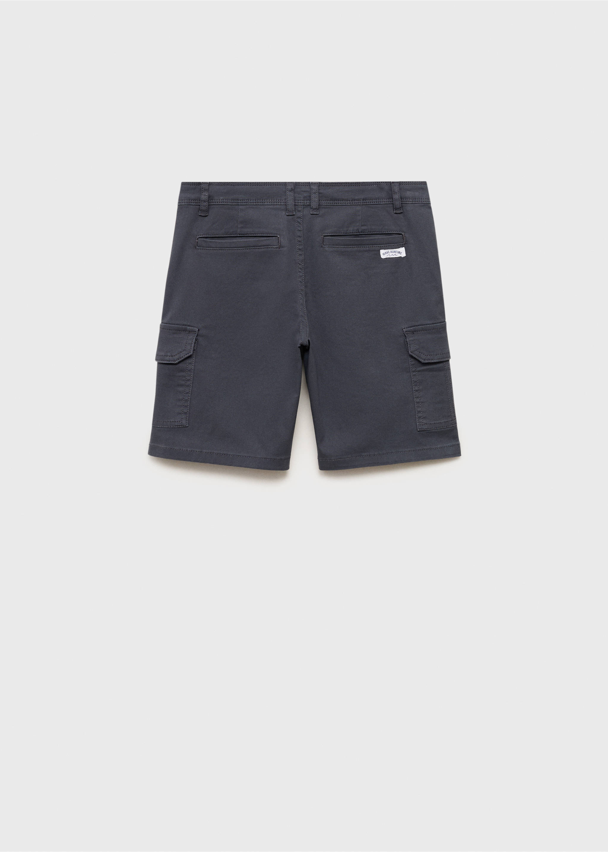 Cargo Bermuda shorts - Reverse of the article, Indigo Blue. Ref: 87075945-00.