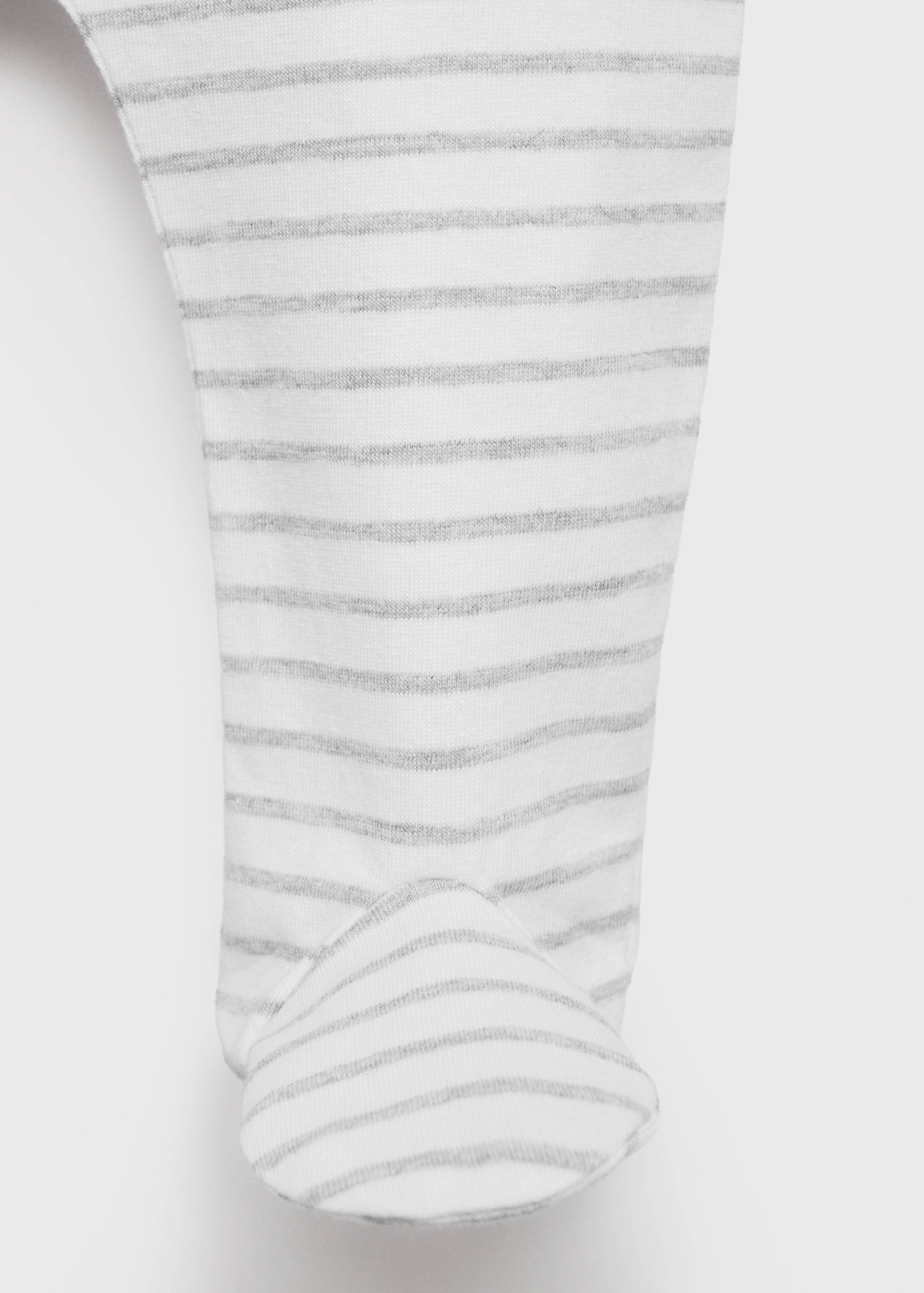 Gestreifte Strampelhose aus Strick - Detail des Artikels 8