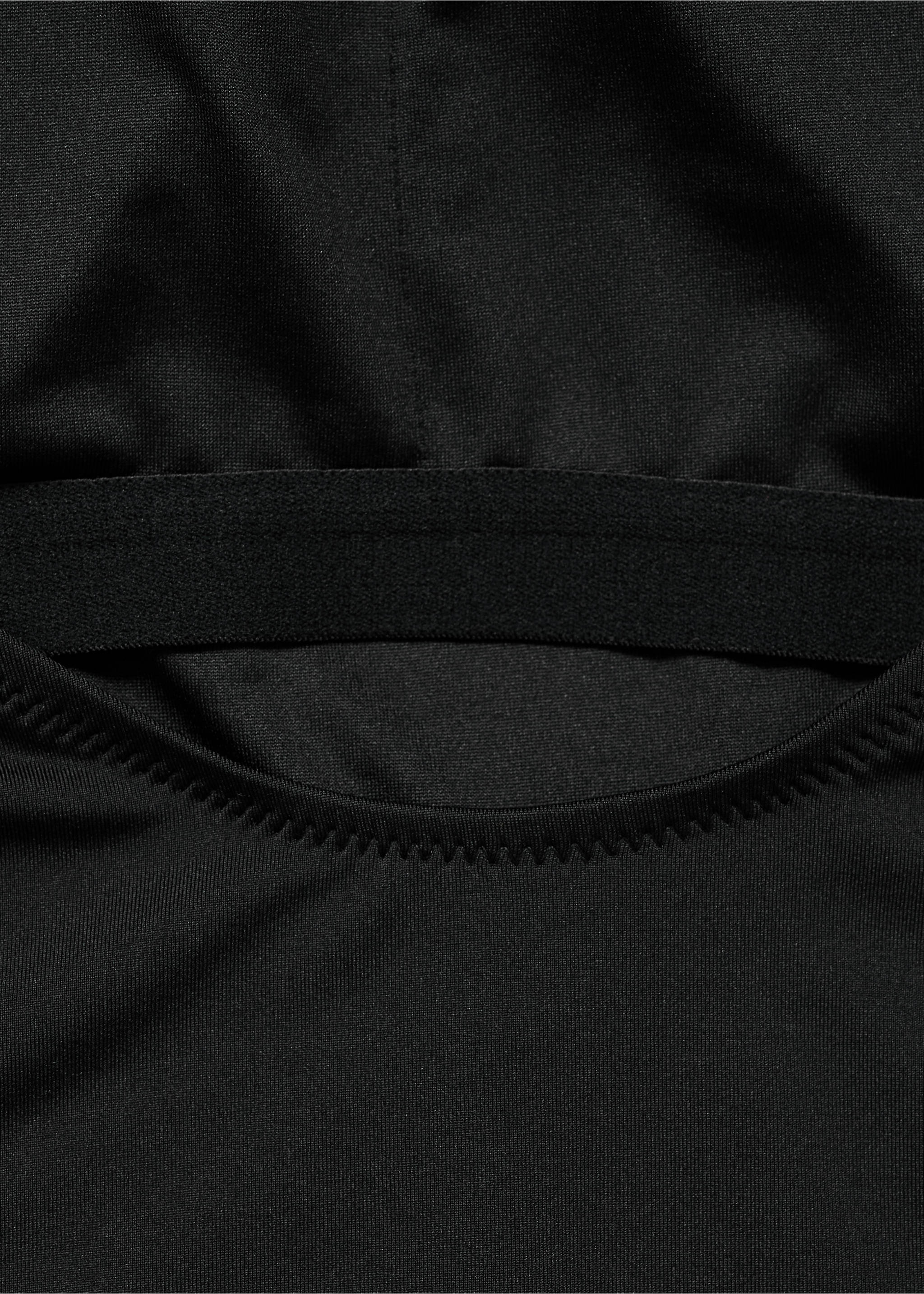 Maillot de bain asymétrique avec détail froncé - Détail de l'article 0, Noir. Ref: 87075952-00.