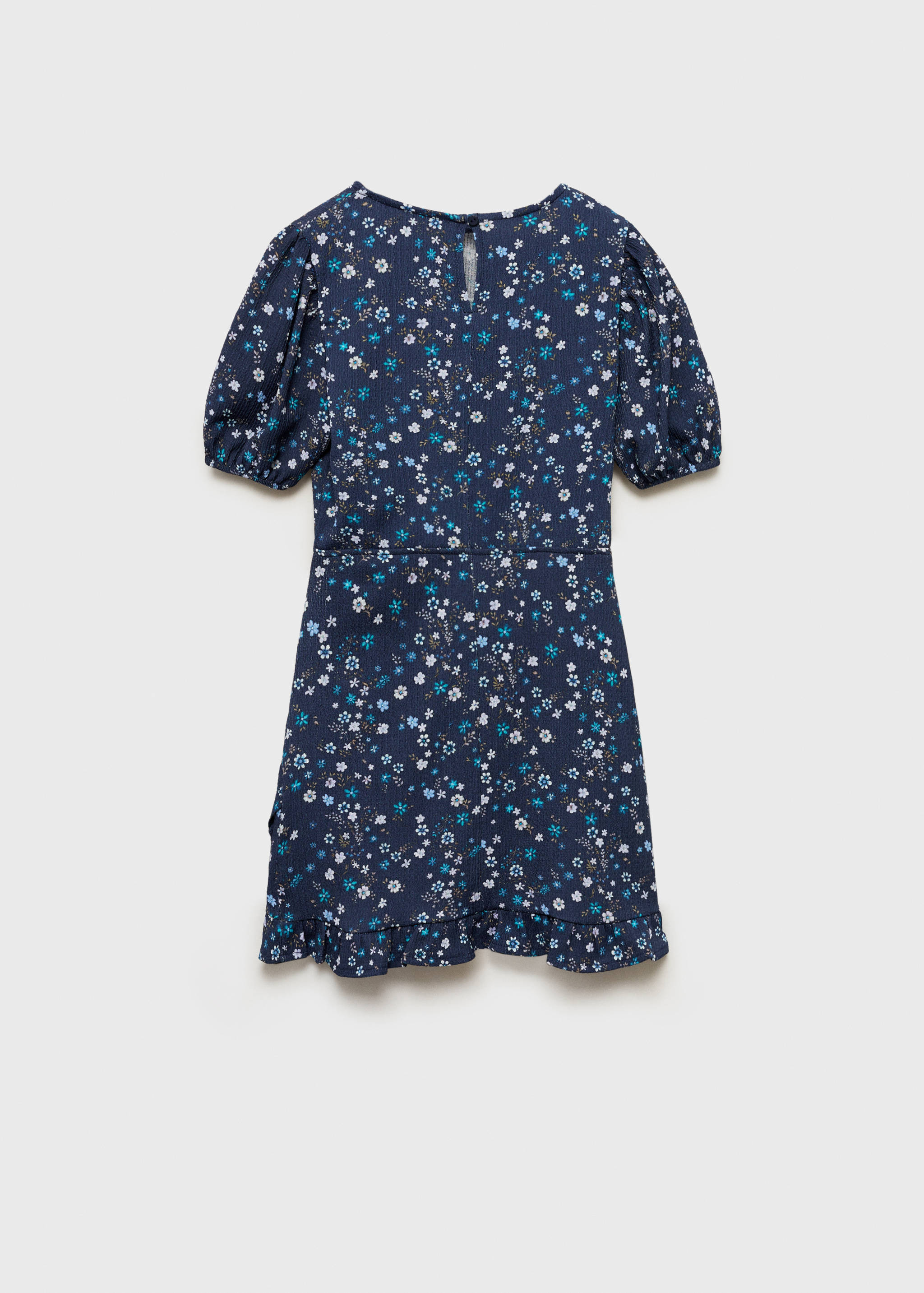 Vestit curt flors - Revers de l'article