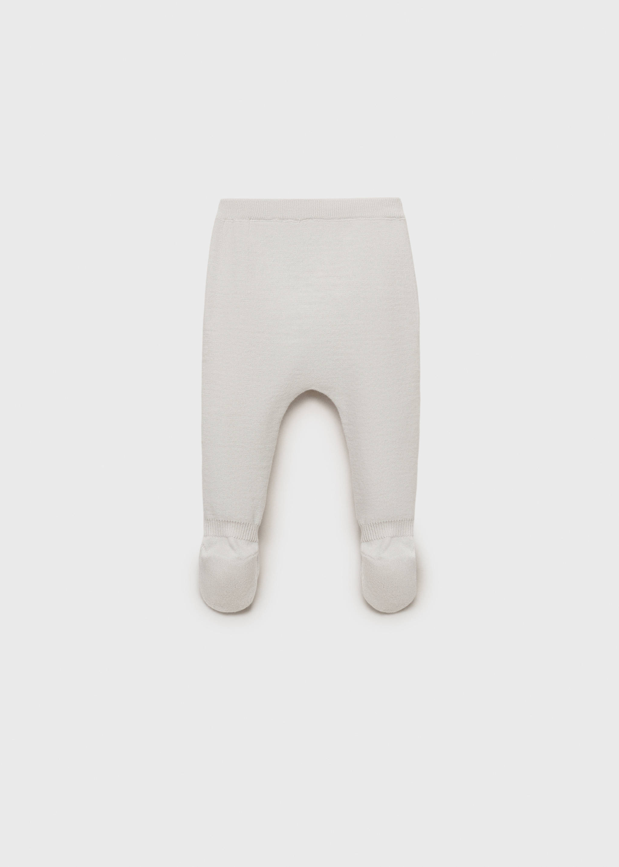 Strickstrampelhose aus Baumwolle - Rückseite des Artikels