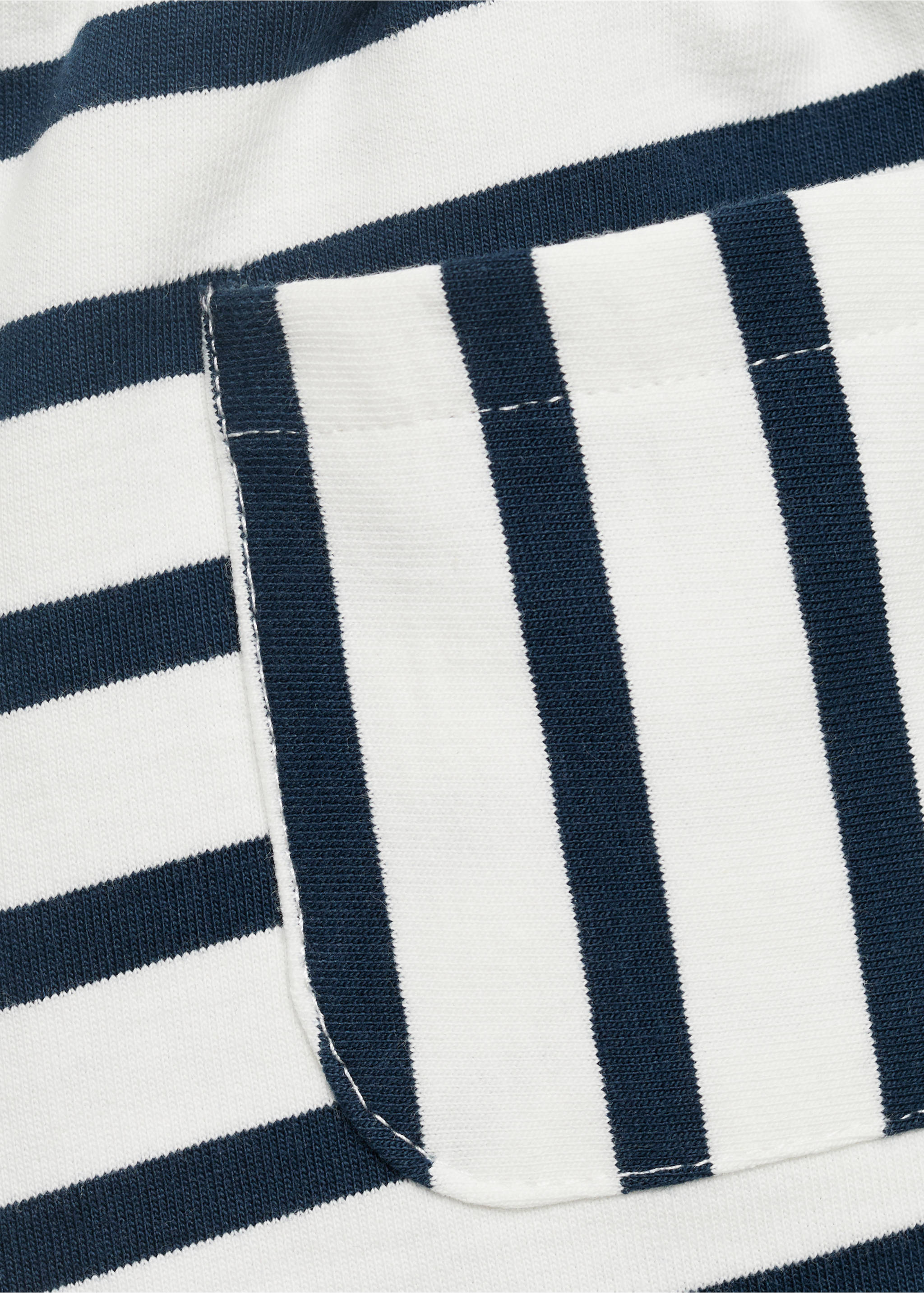 Stripe-print shorts - Details of the article 0, Dark Navy. Ref: 87075962-00.