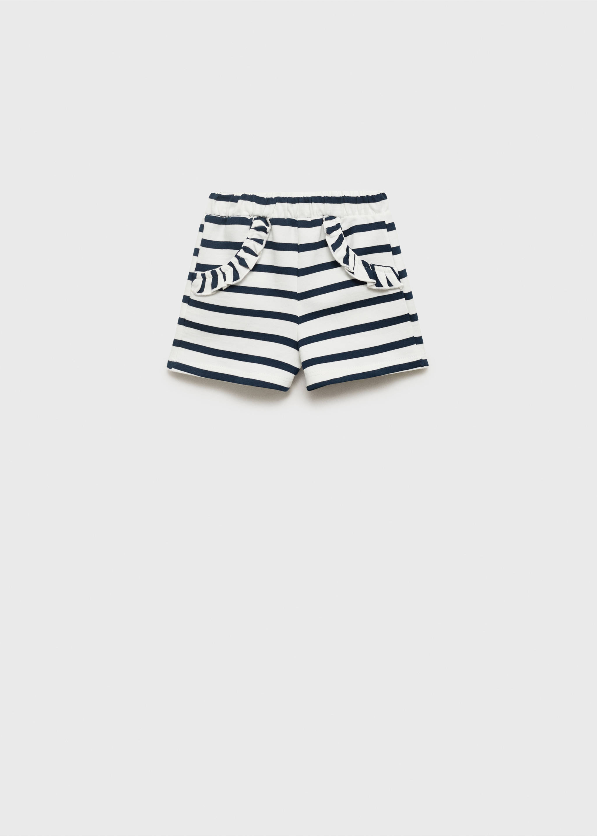 Stripe-print shorts - Article without model, Dark Navy. Ref: 87075962-00.