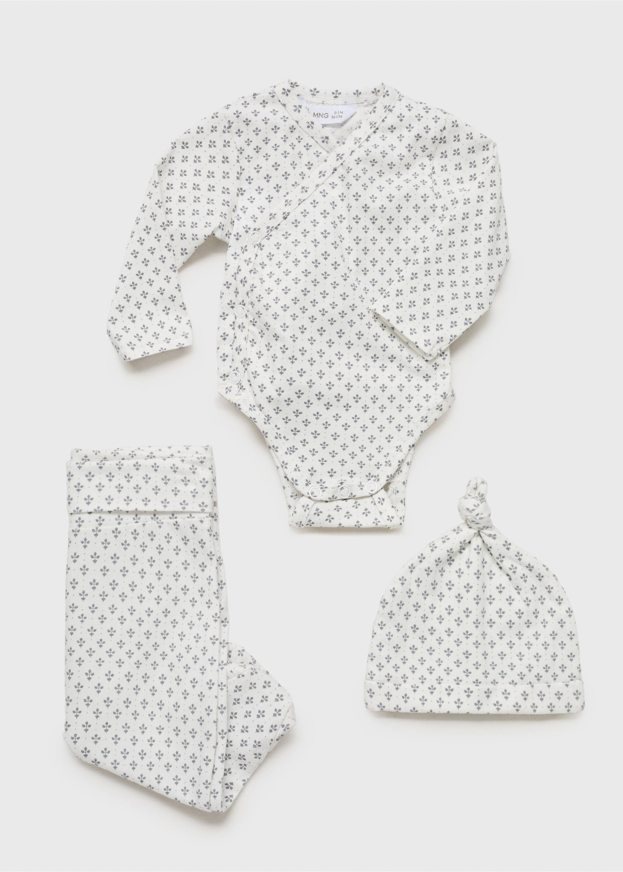 Hat with knot detail - Details of the article 2, Off White. Ref: 87075963-00.