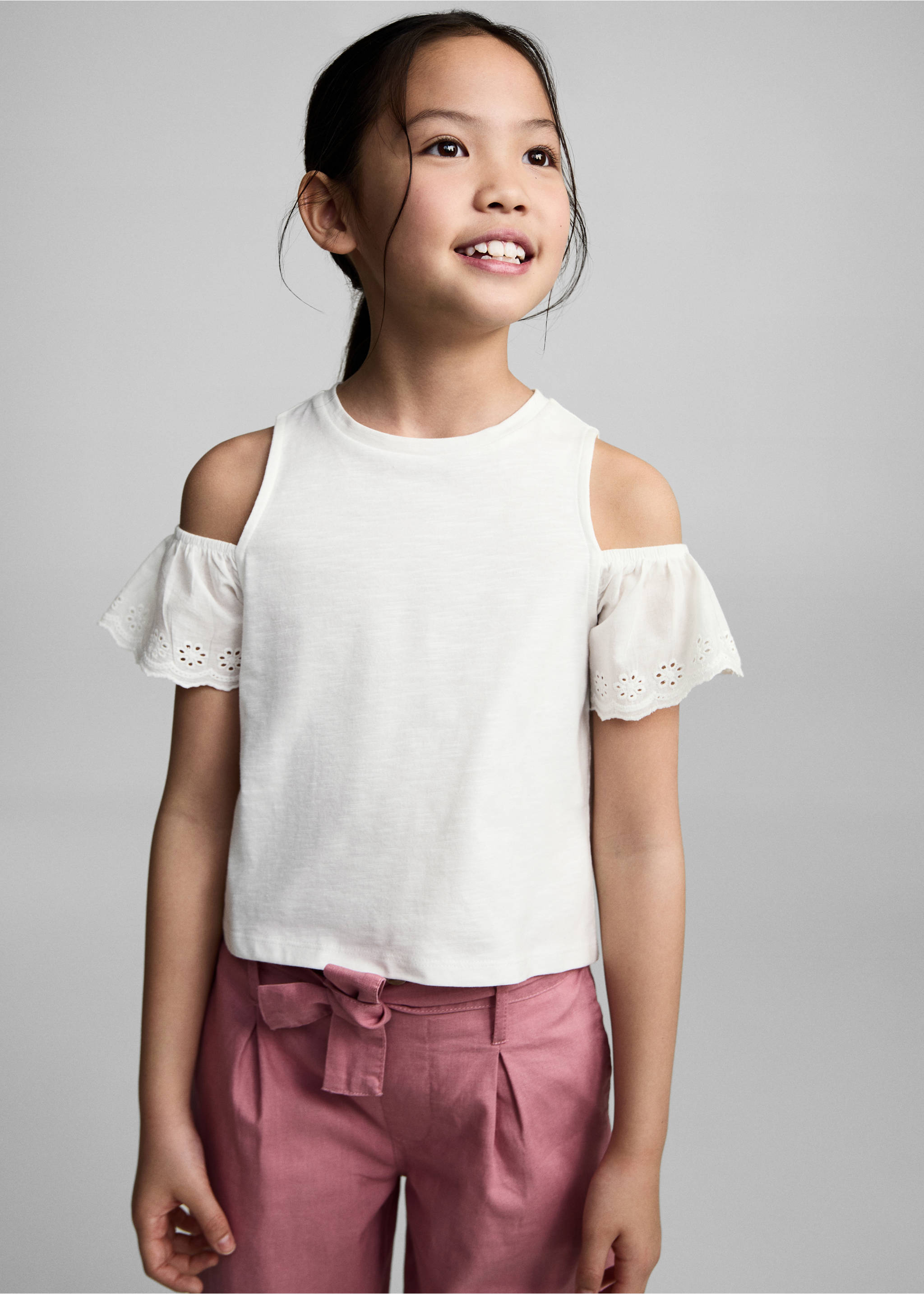 Belt line trousers - Medium plane, Pink. Ref: 87075964-00.