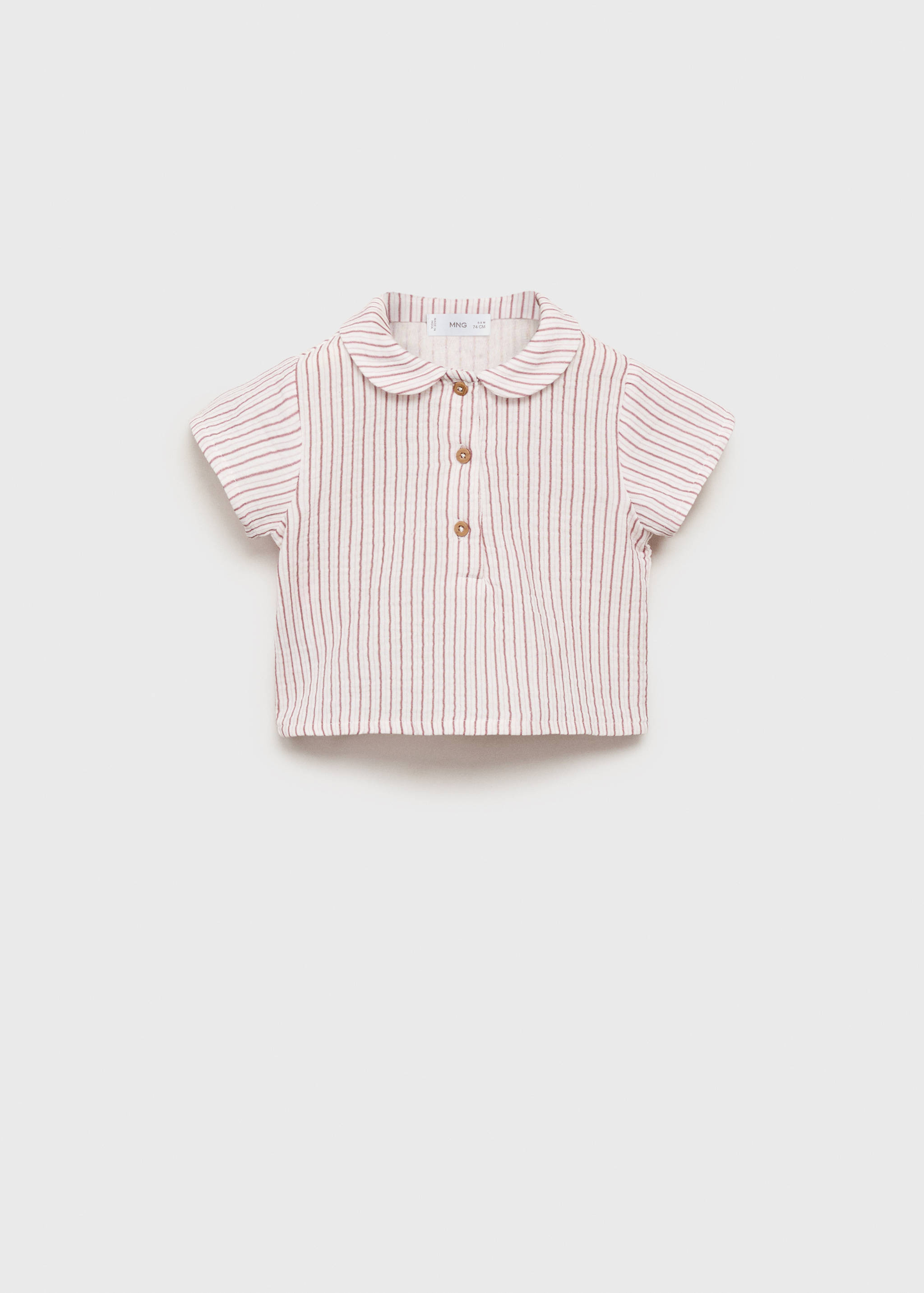 Striped cotton shirt - Article without model
