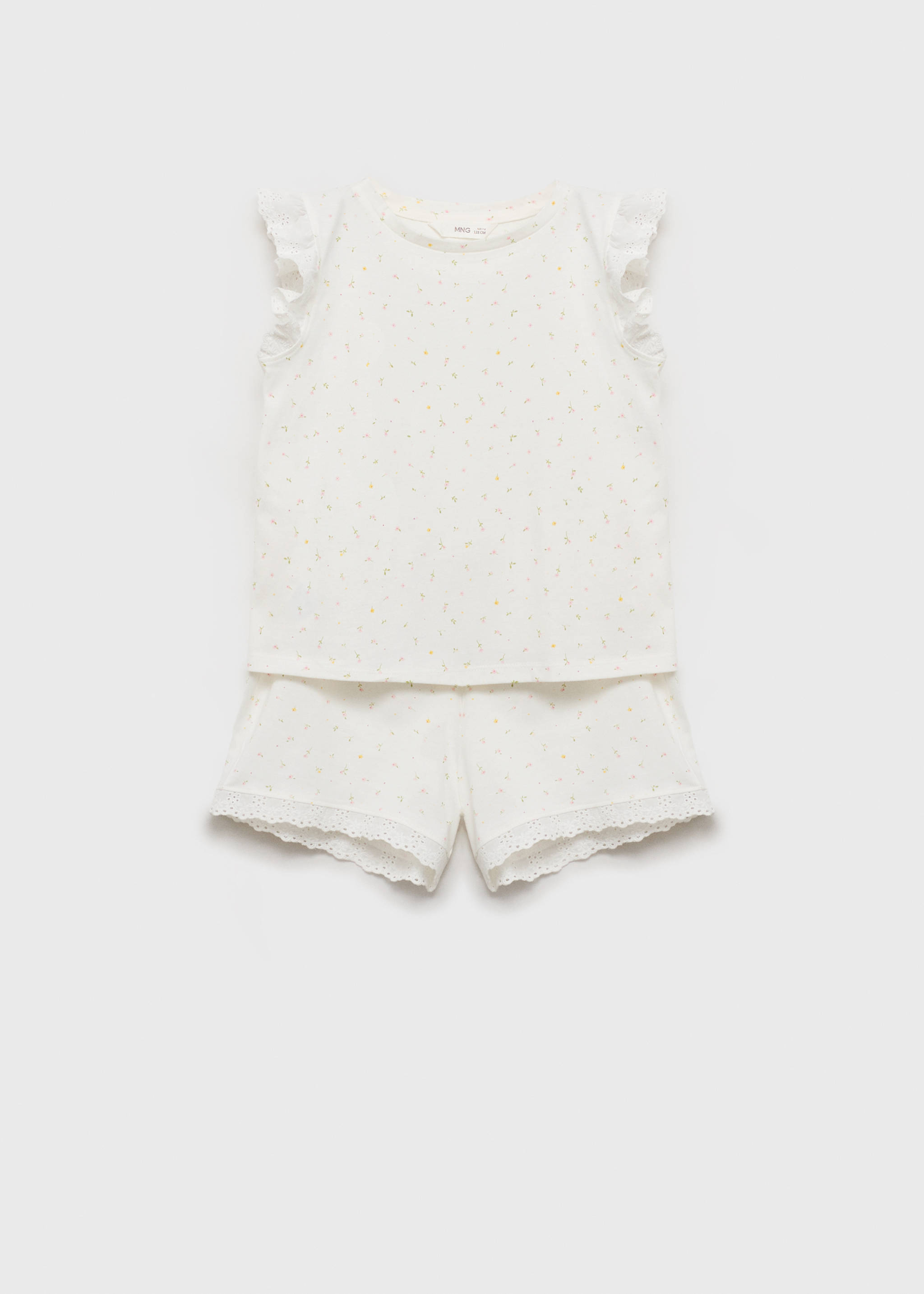 Floral cotton pyjamas - Article without model
