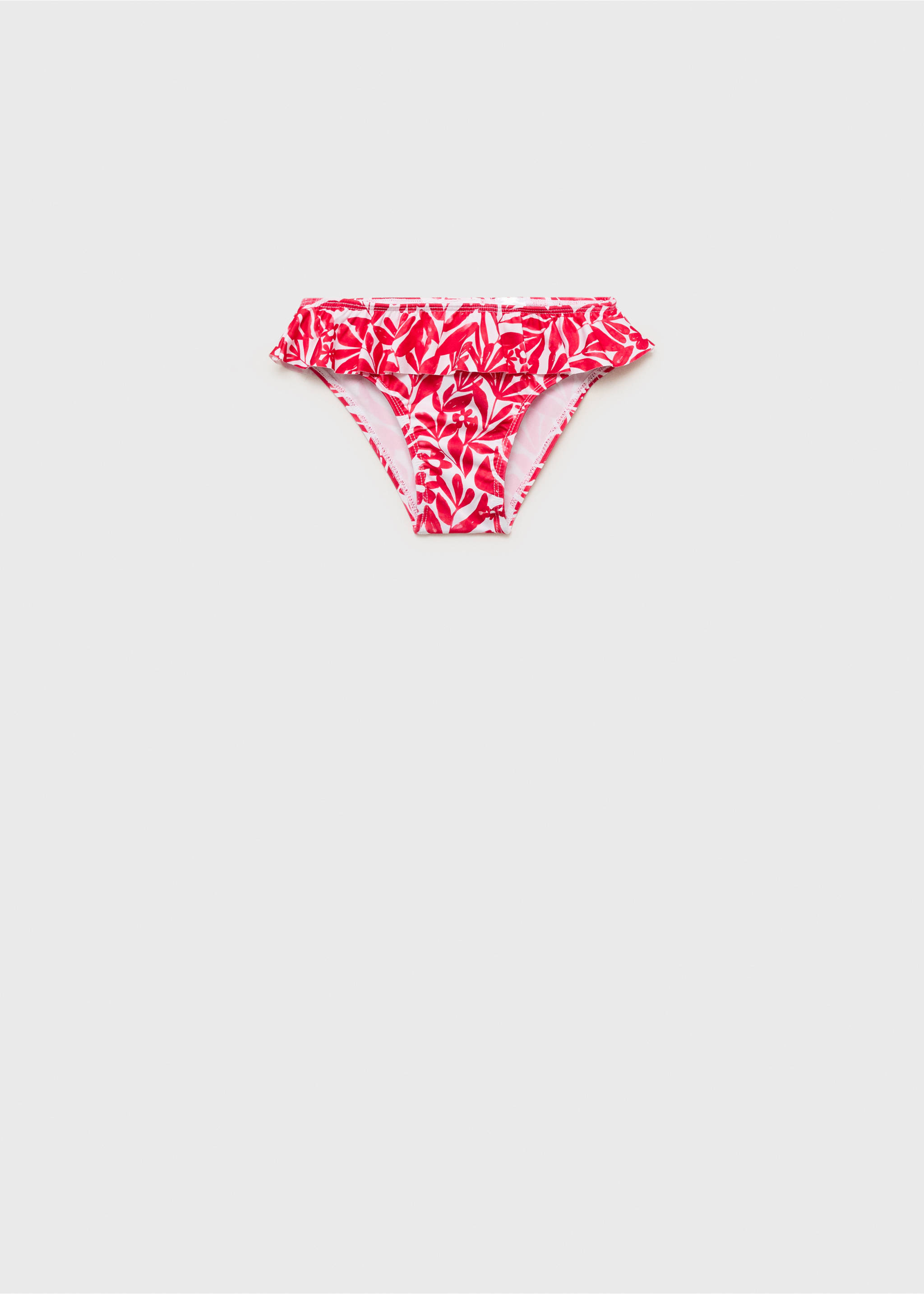 Bikini bottoms with ruffles - Article without model, Red. Ref: 87075986-00.