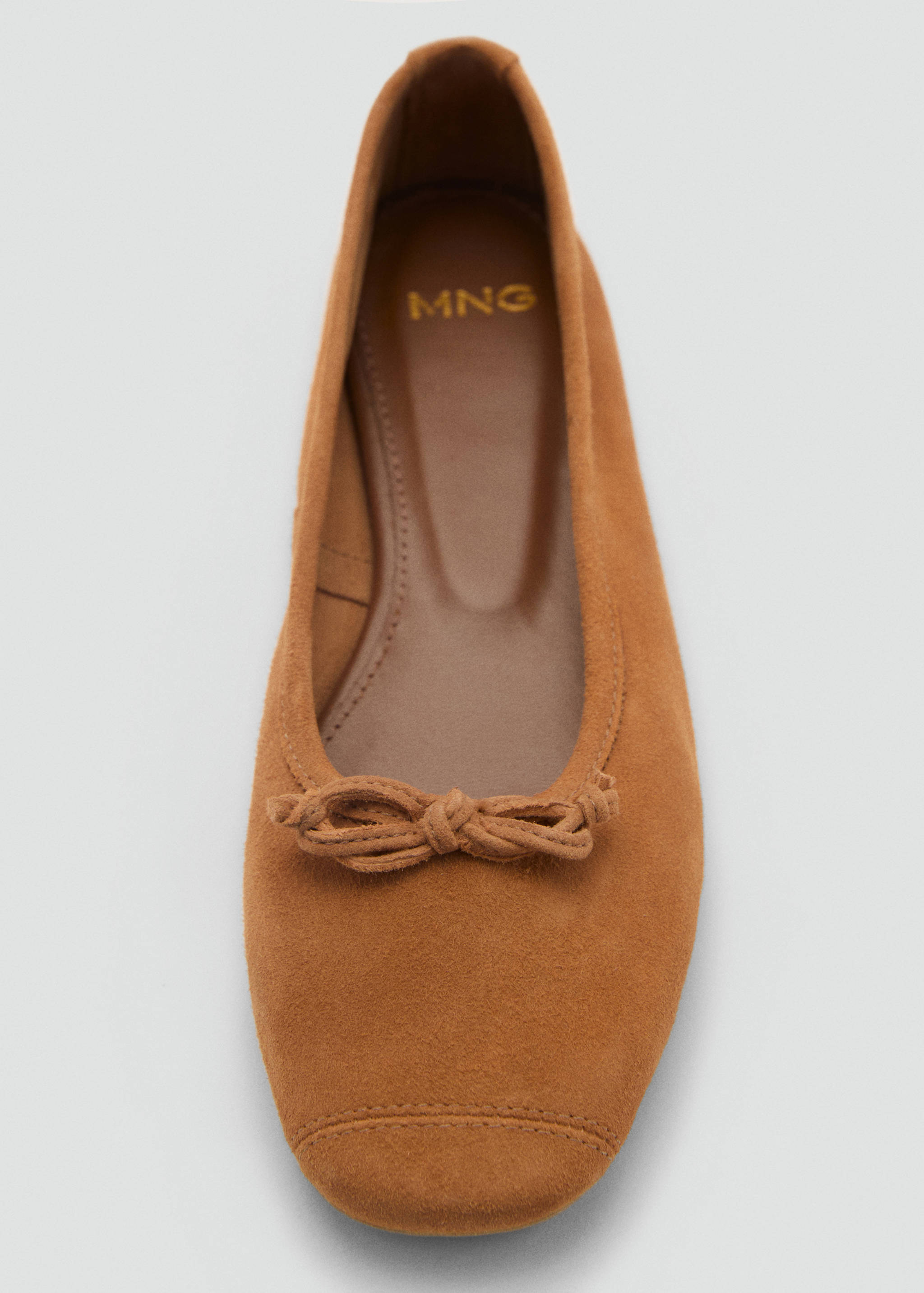 Bow suede ballerina - Details of the article 3