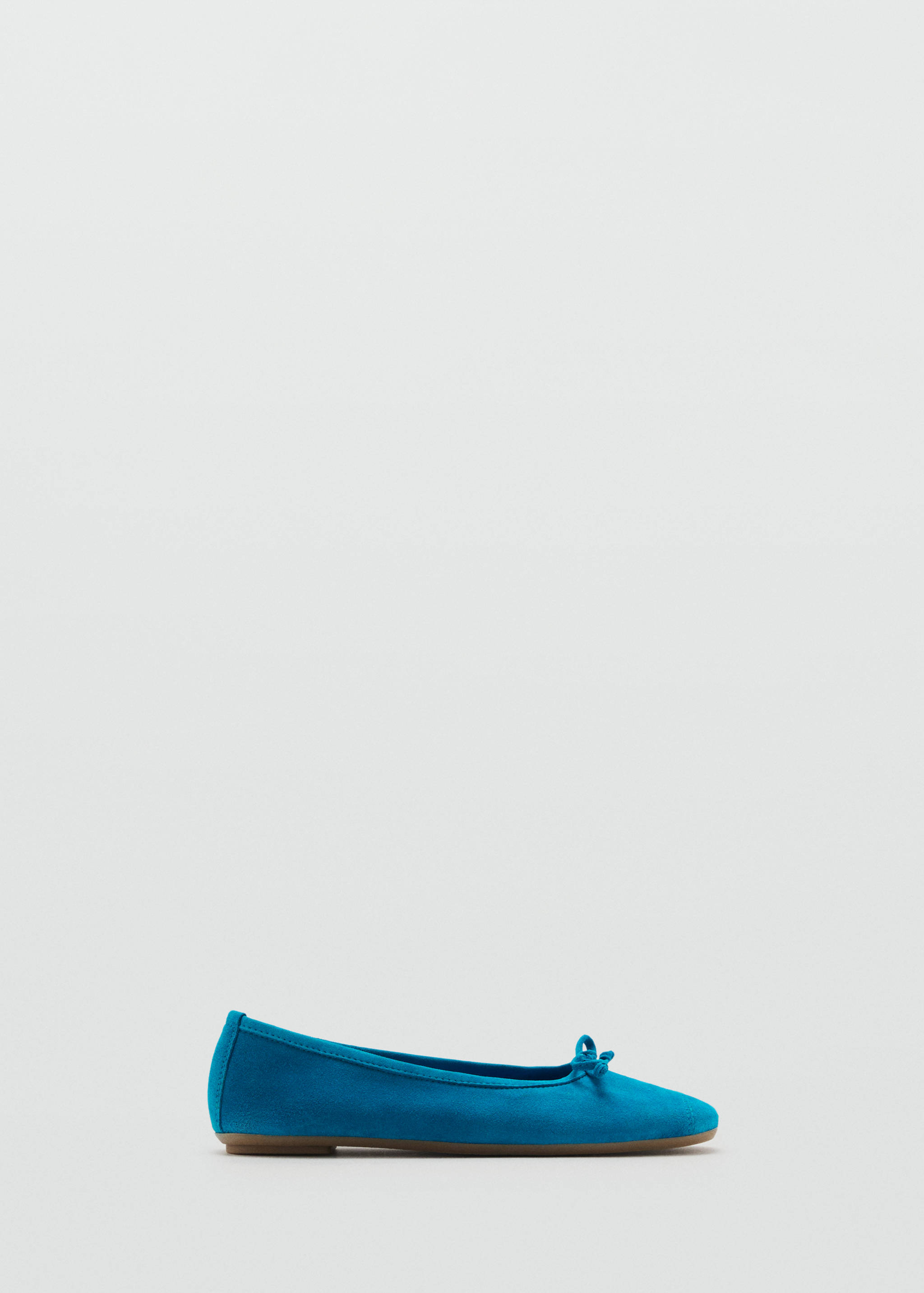 Bow suede ballerina - Article without model