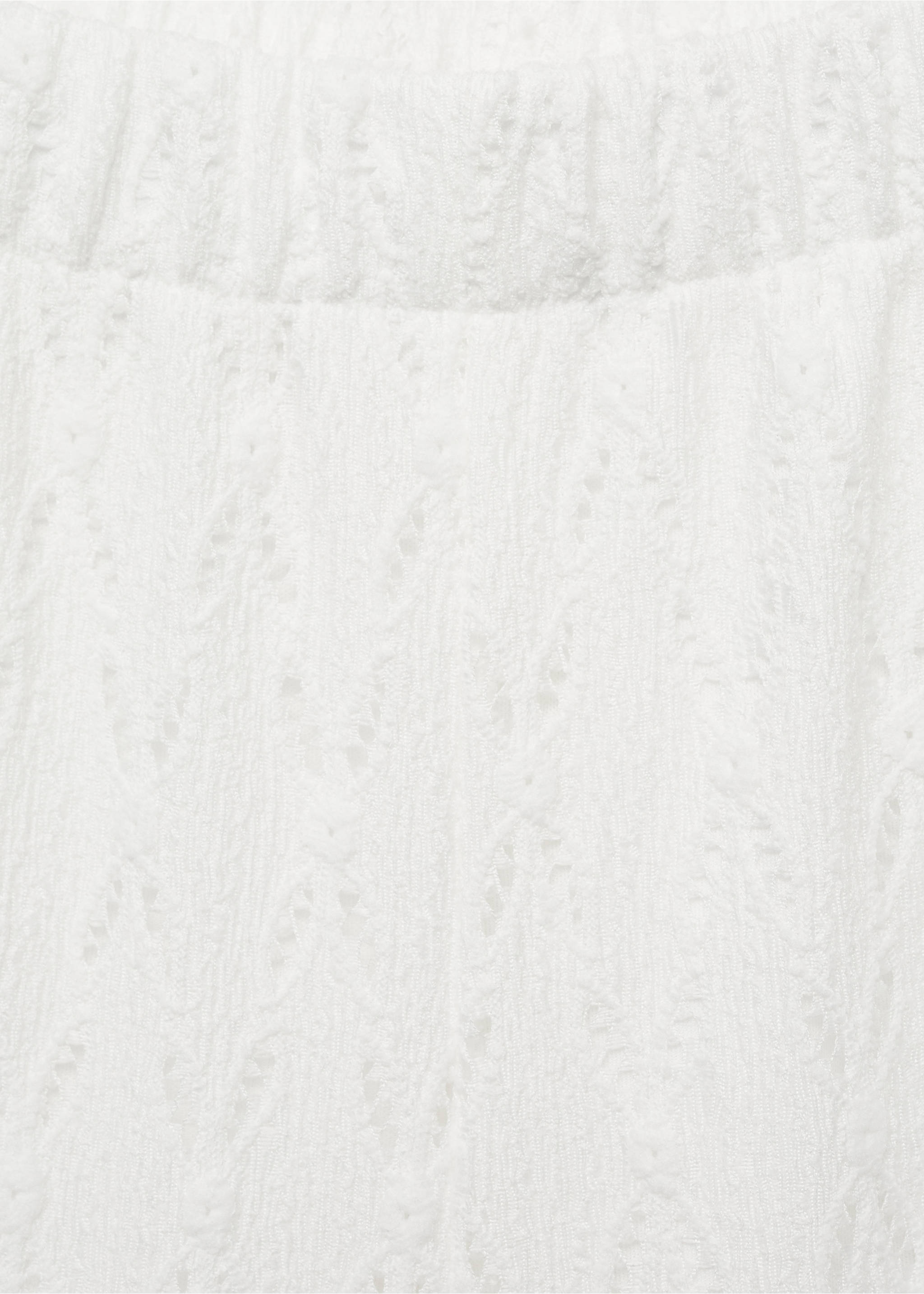 Swiss-embroidered pants - Details of the article 8, Off White. Ref: 87076335-00.
