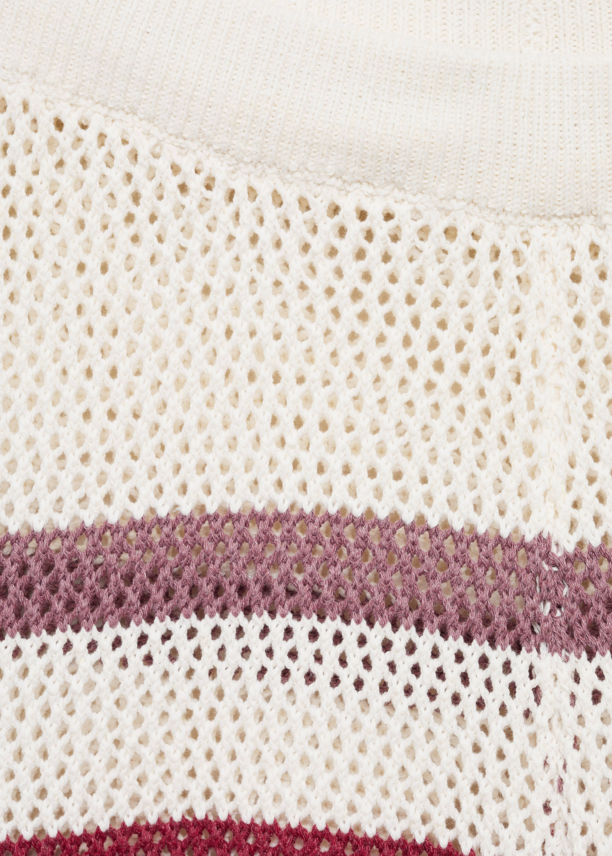 Pantalón punto calado rayas - Detalle del artículo 8