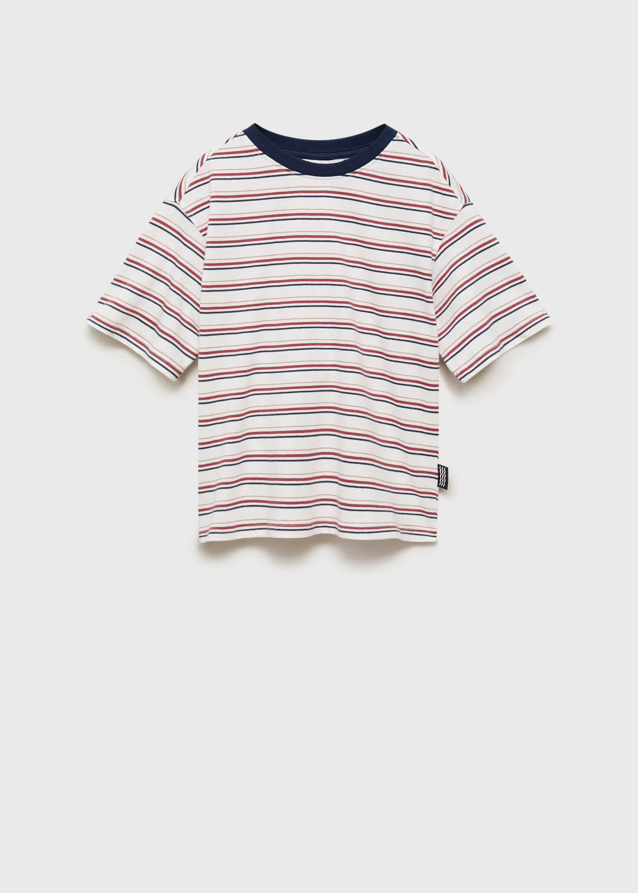 Striped cotton T-shirt - Article without model