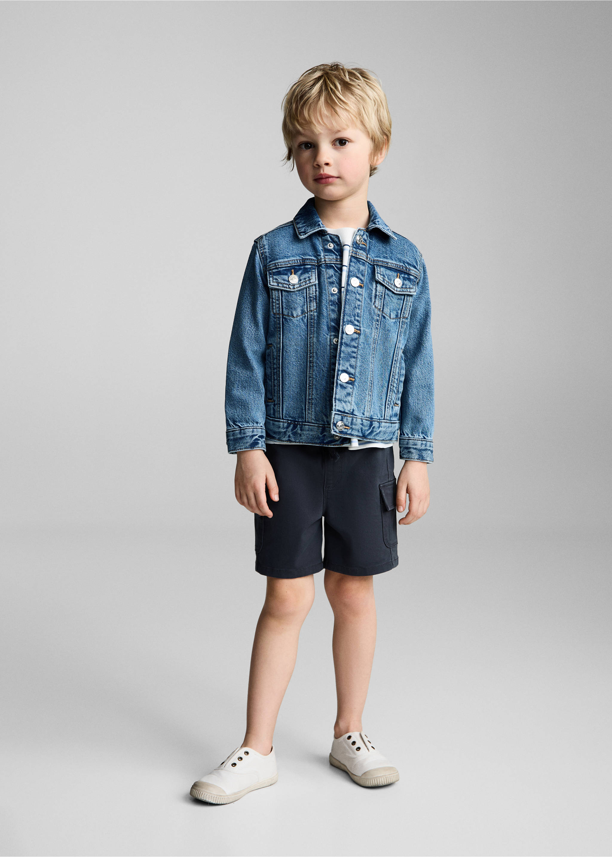 Denim jacket - General plane, Medium Blue. Ref: 87076346-00.