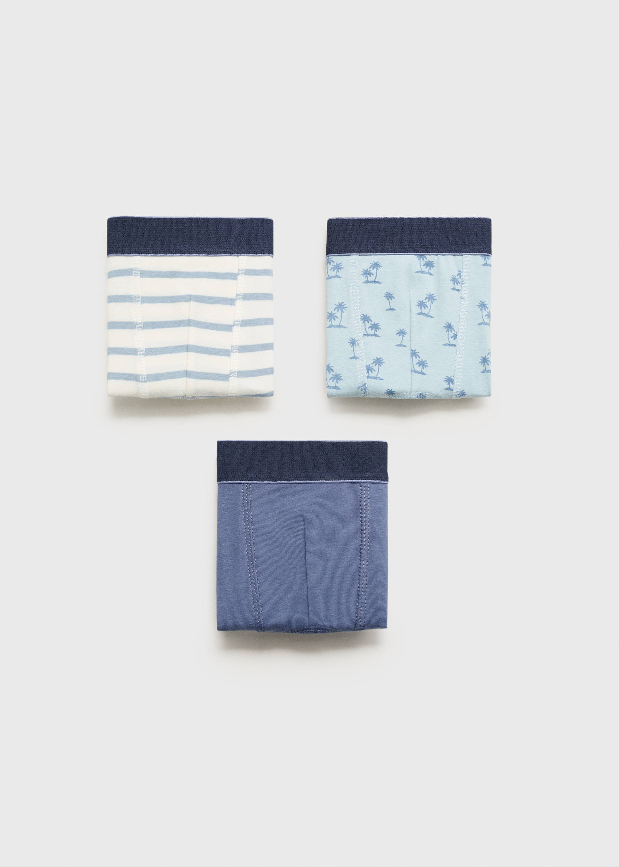 3-pack combined briefs - Article without model, Blue. Ref: 87076359-00.