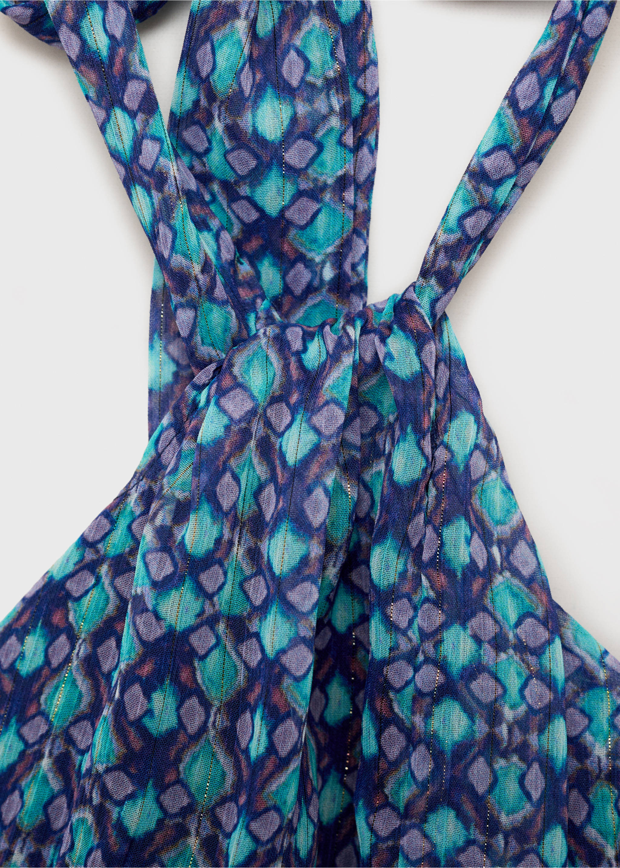 Top imprimé emmanchures américaines - Détail de l'article 0, Turquoise. Ref: 87076361-00.