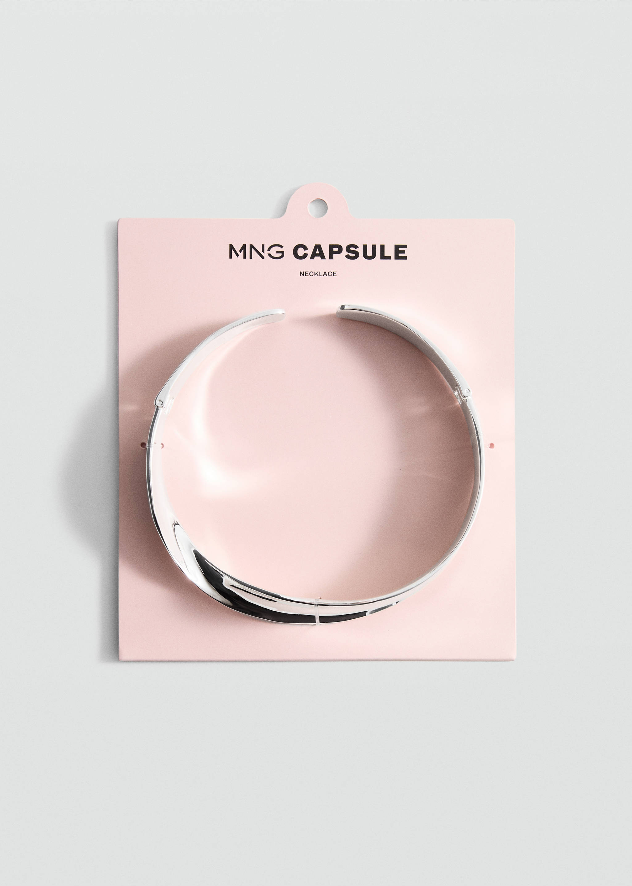 Gedraaide ombuigzame ketting - Detail van het artikel 2, Zilver. Ref: 87076363-00.