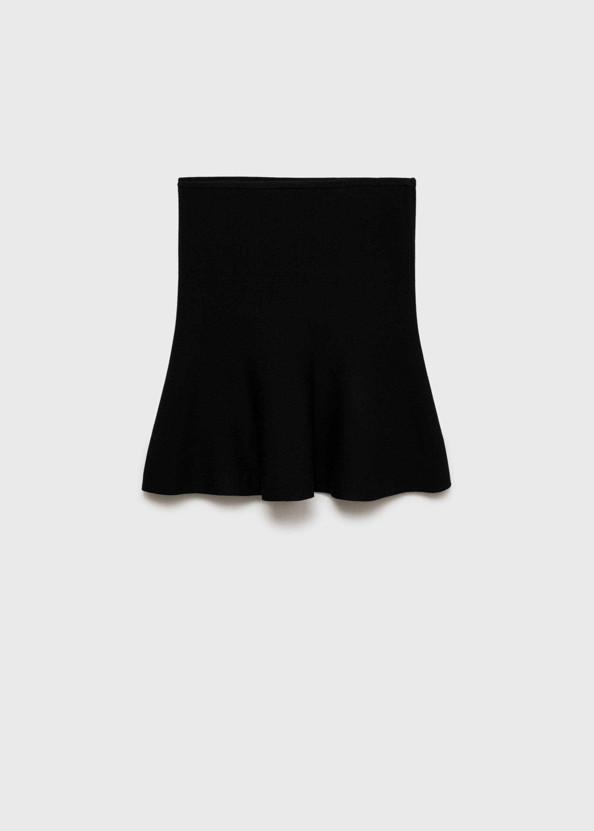 Fine-knit peplum top - Article without model