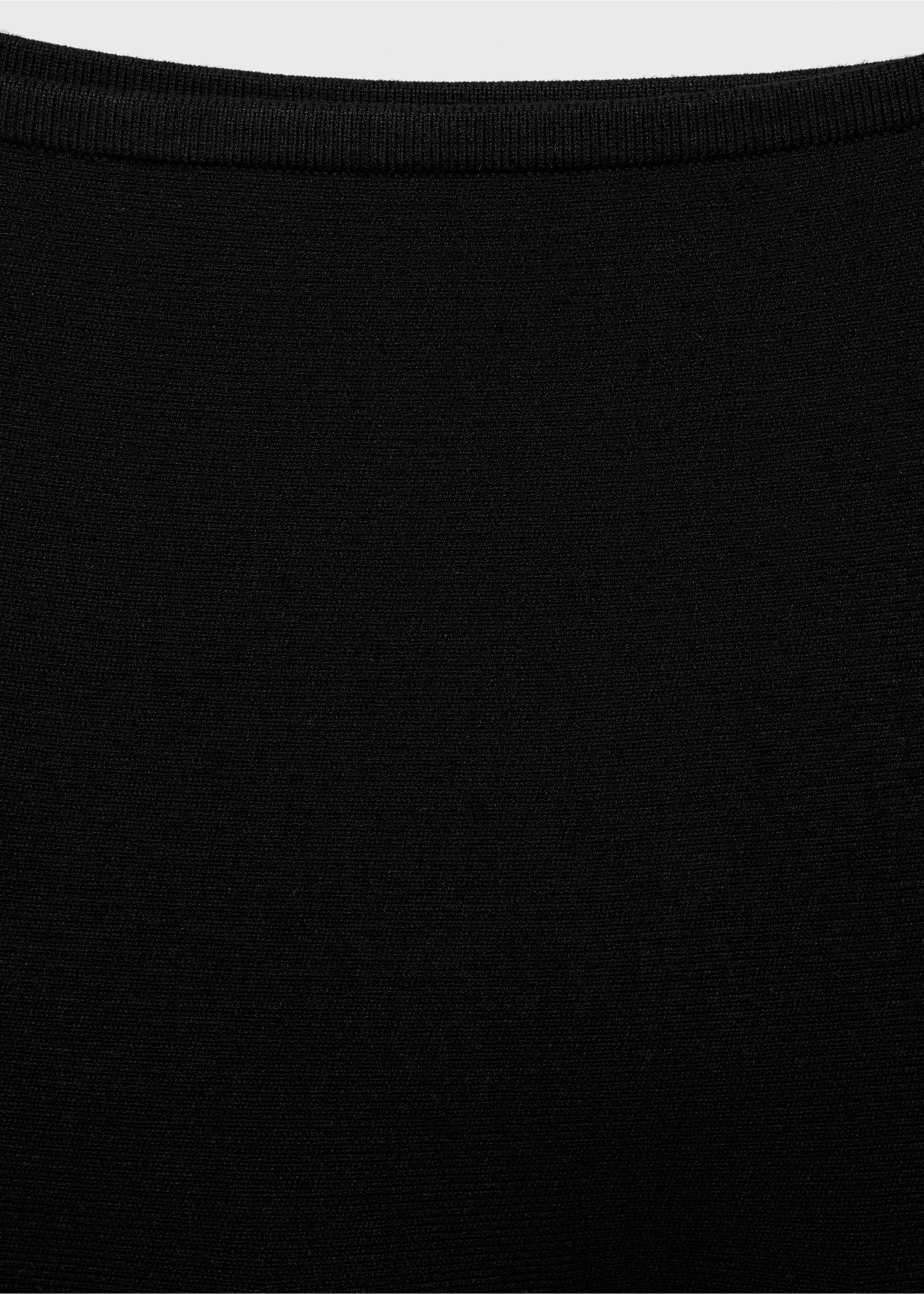 Feinstrick-Peplum-Top - Detail des Artikels 8, Schwarz. Ref: 87076367-00.