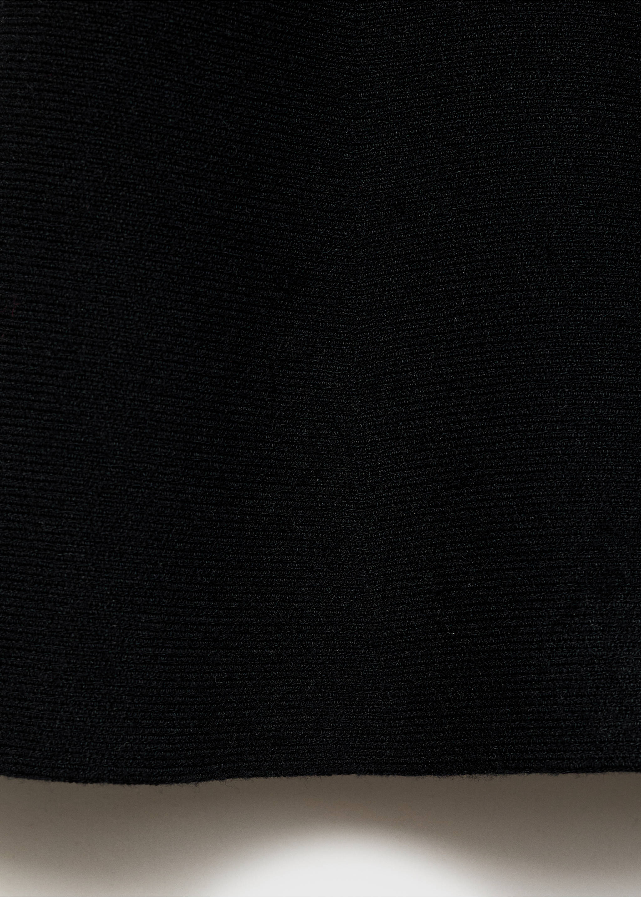 Feinstrick-Peplum-Top - Detail des Artikels 0, Schwarz. Ref: 87076367-00.