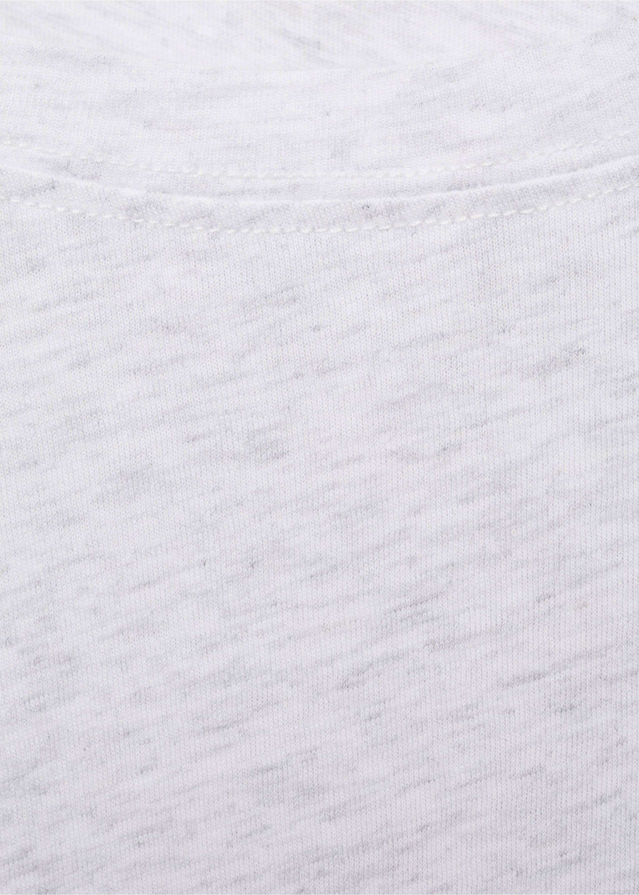 Tricou din bumbac cu mânecă scurtă - Detaliu al articolului 0, Vanilie. Ref: 87076709-00.