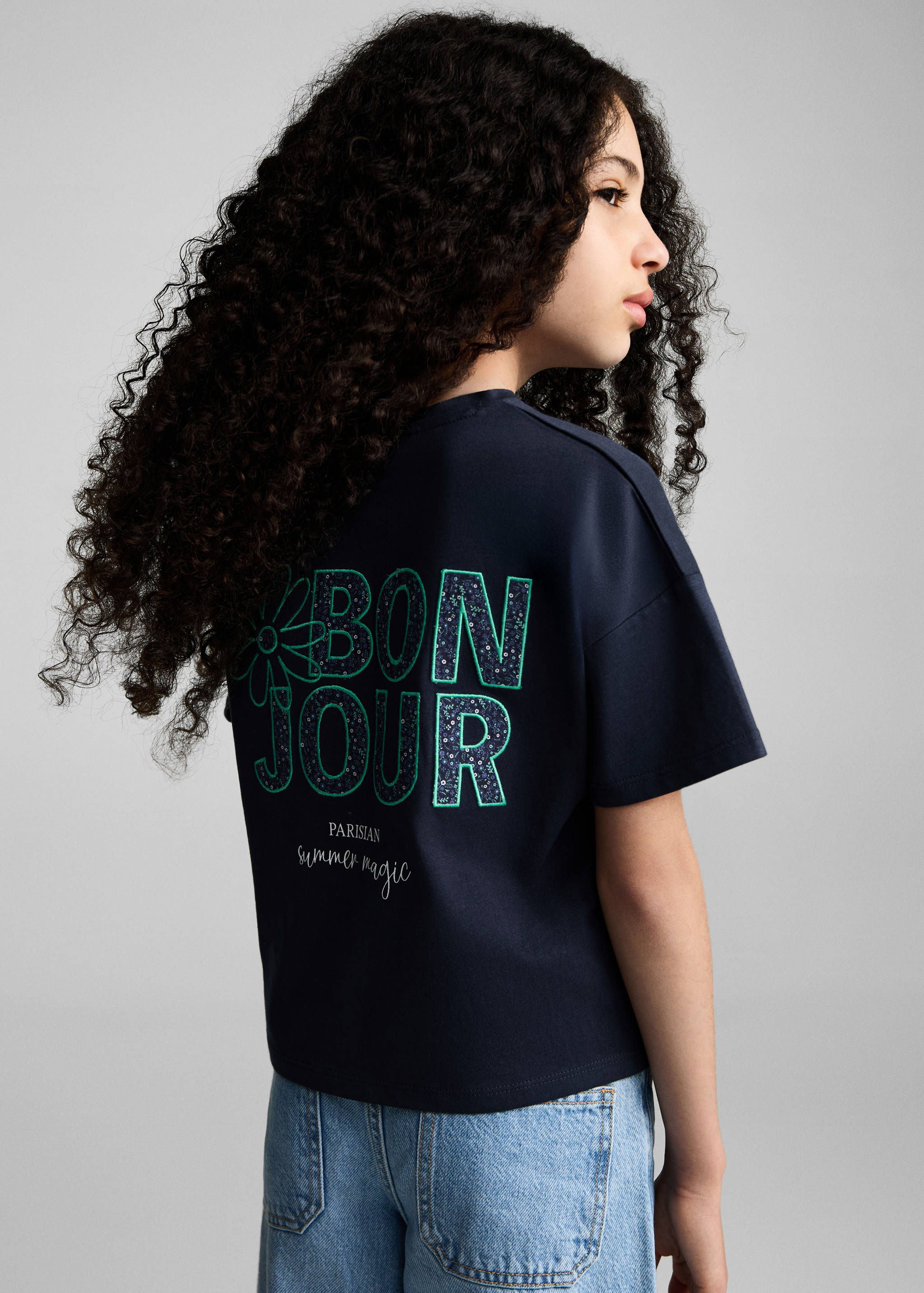T-shirt coton message - Verso de l’article