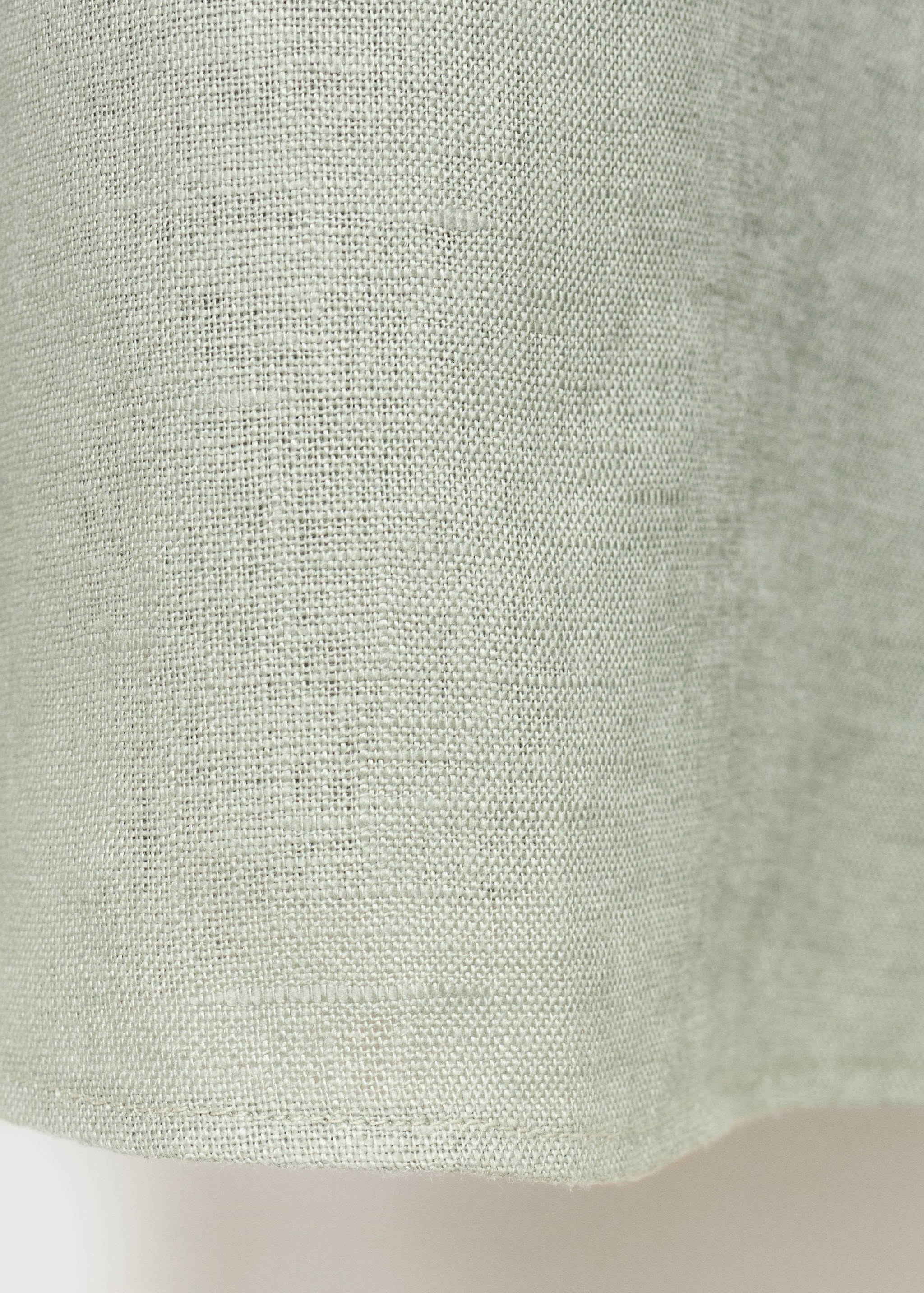 Rochie din in cu mâneci bufante - Detaliu al articolului 0