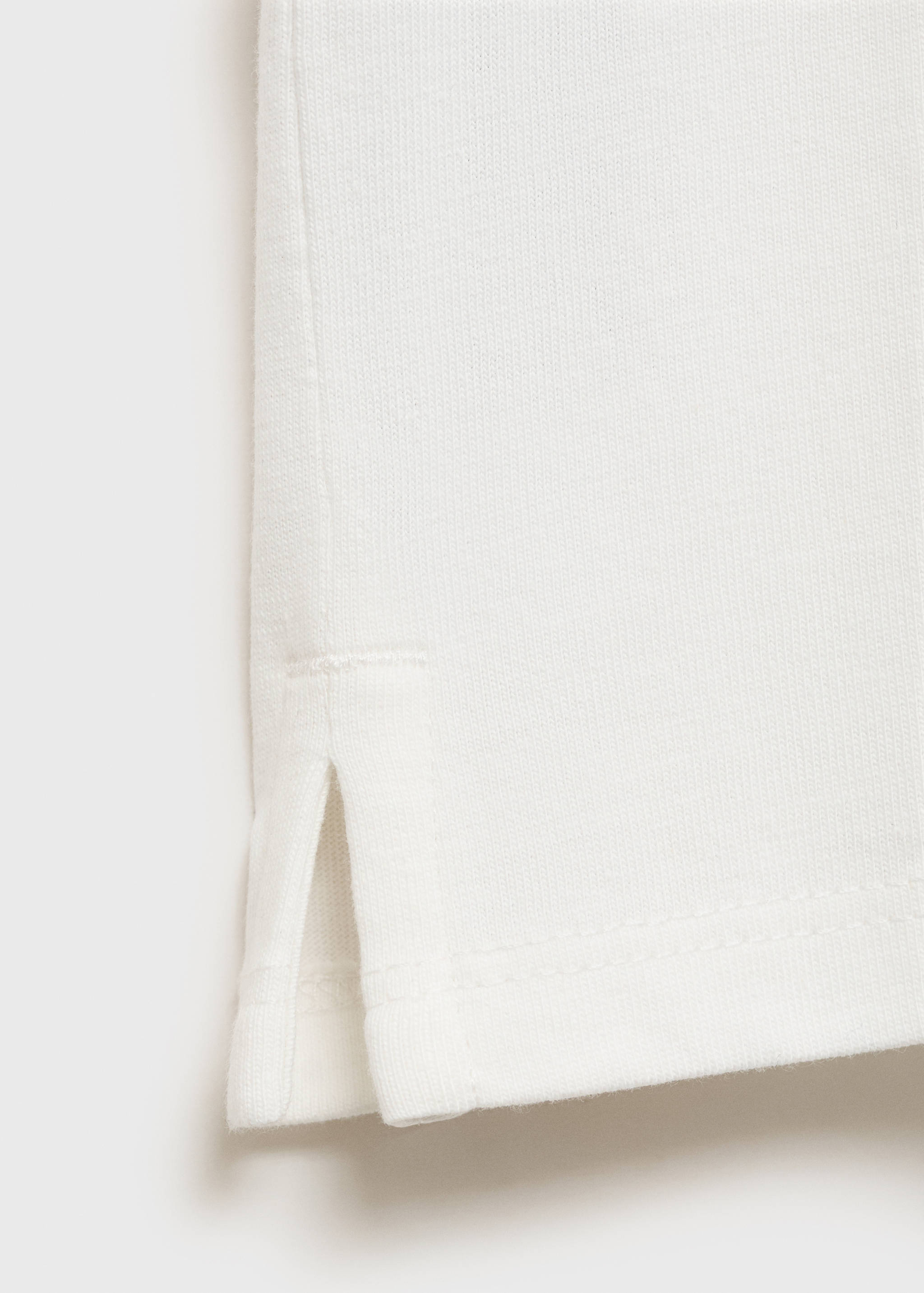 Buttoned cotton T-shirt - Details of the article 0