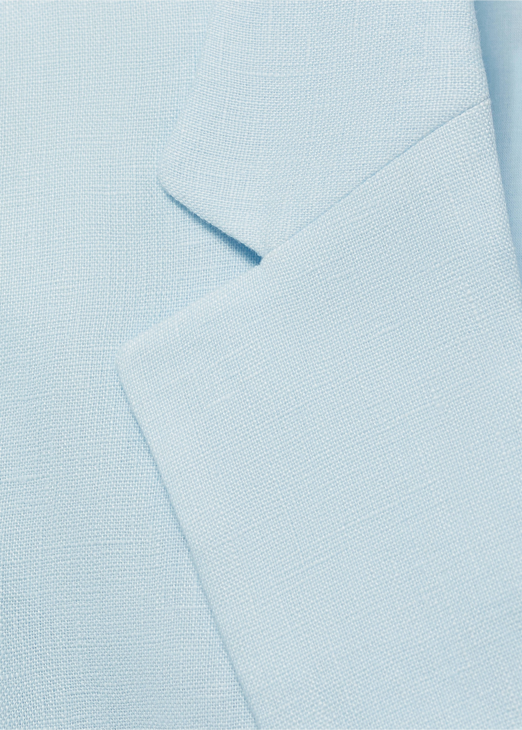 Blazer traje lino - Detalle del artículo 0, Azul celeste. Ref: 87077162-00.