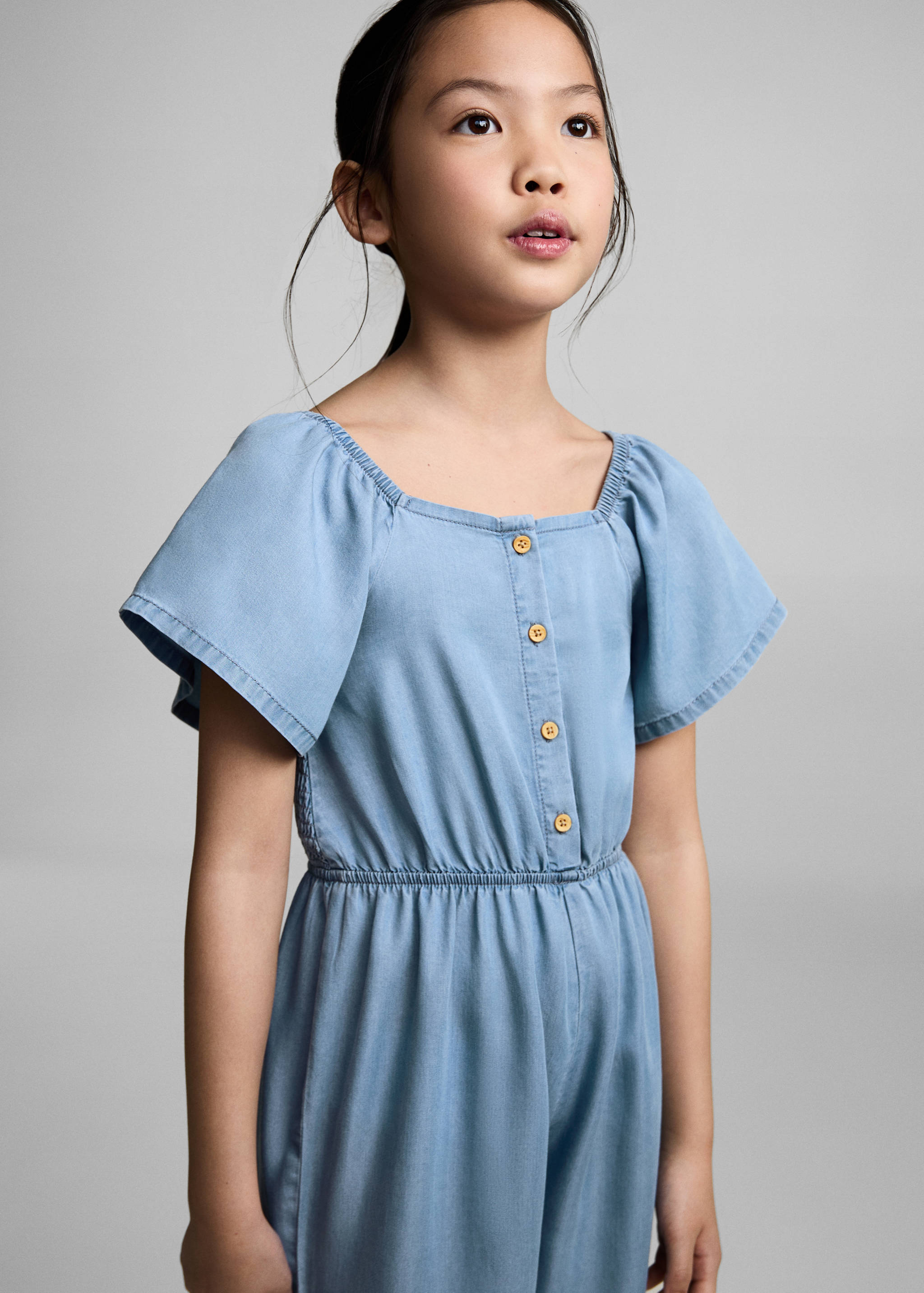 Combinaison froncée - Plan moyen