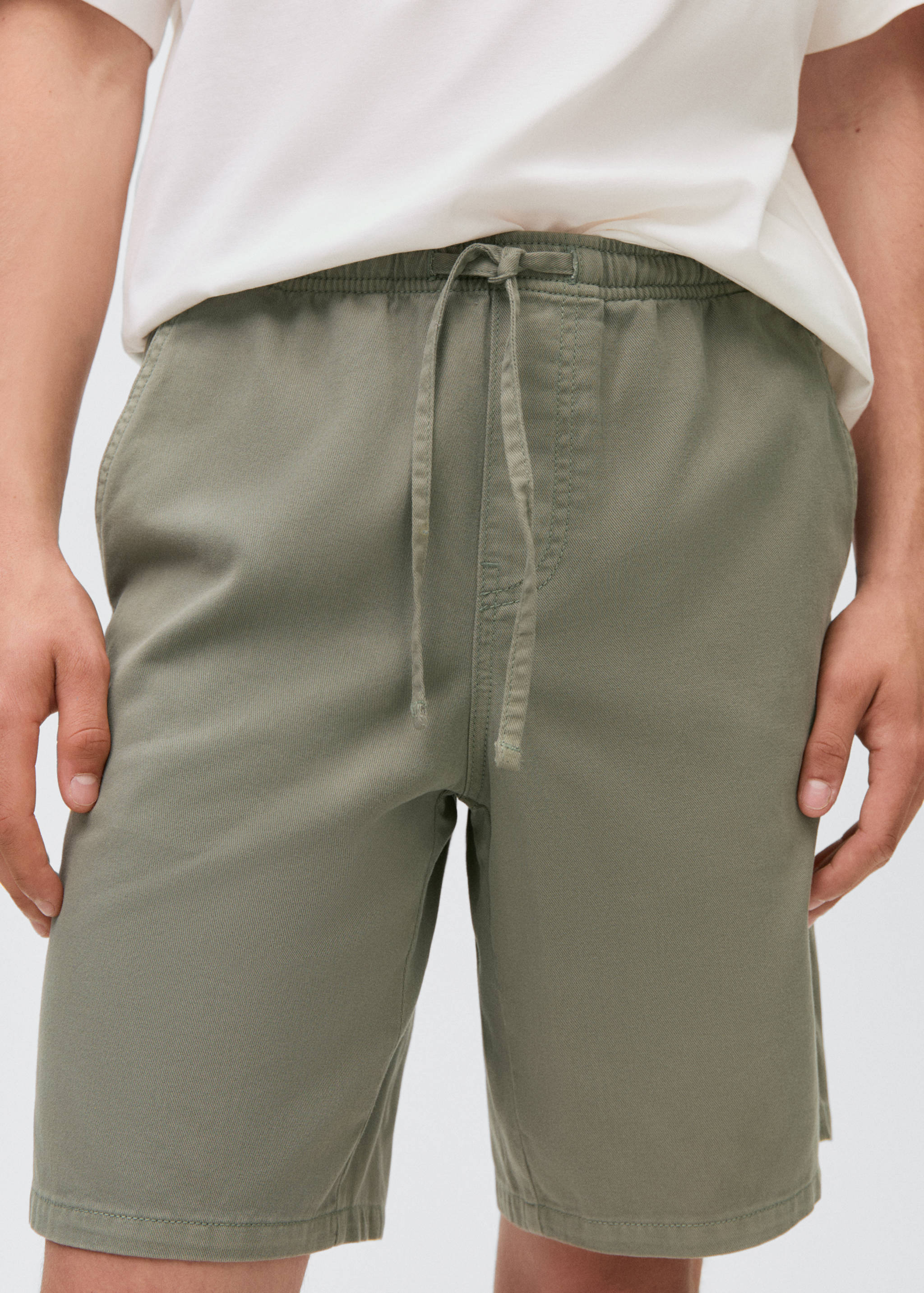 Bermudas algodón cordón - Plano medio