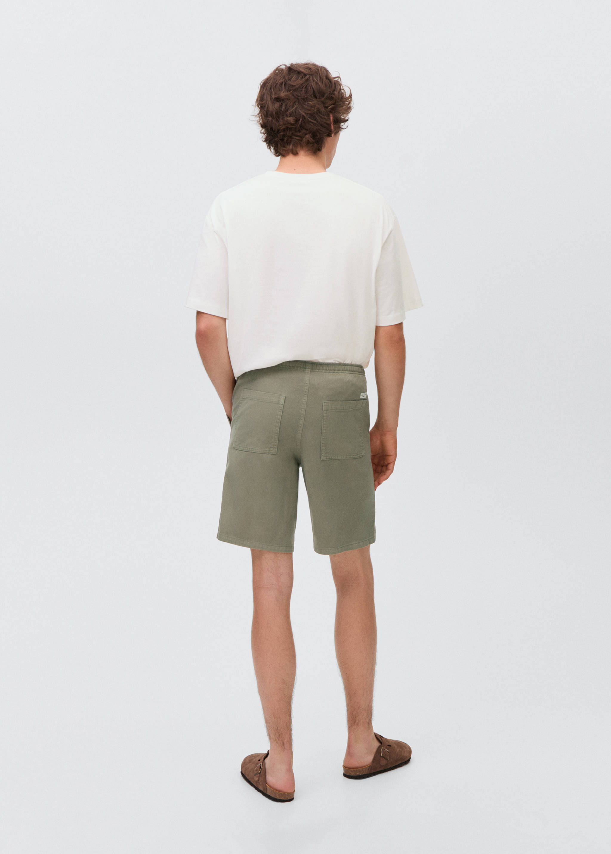 Bermudas algodón cordón - Reverso del artículo