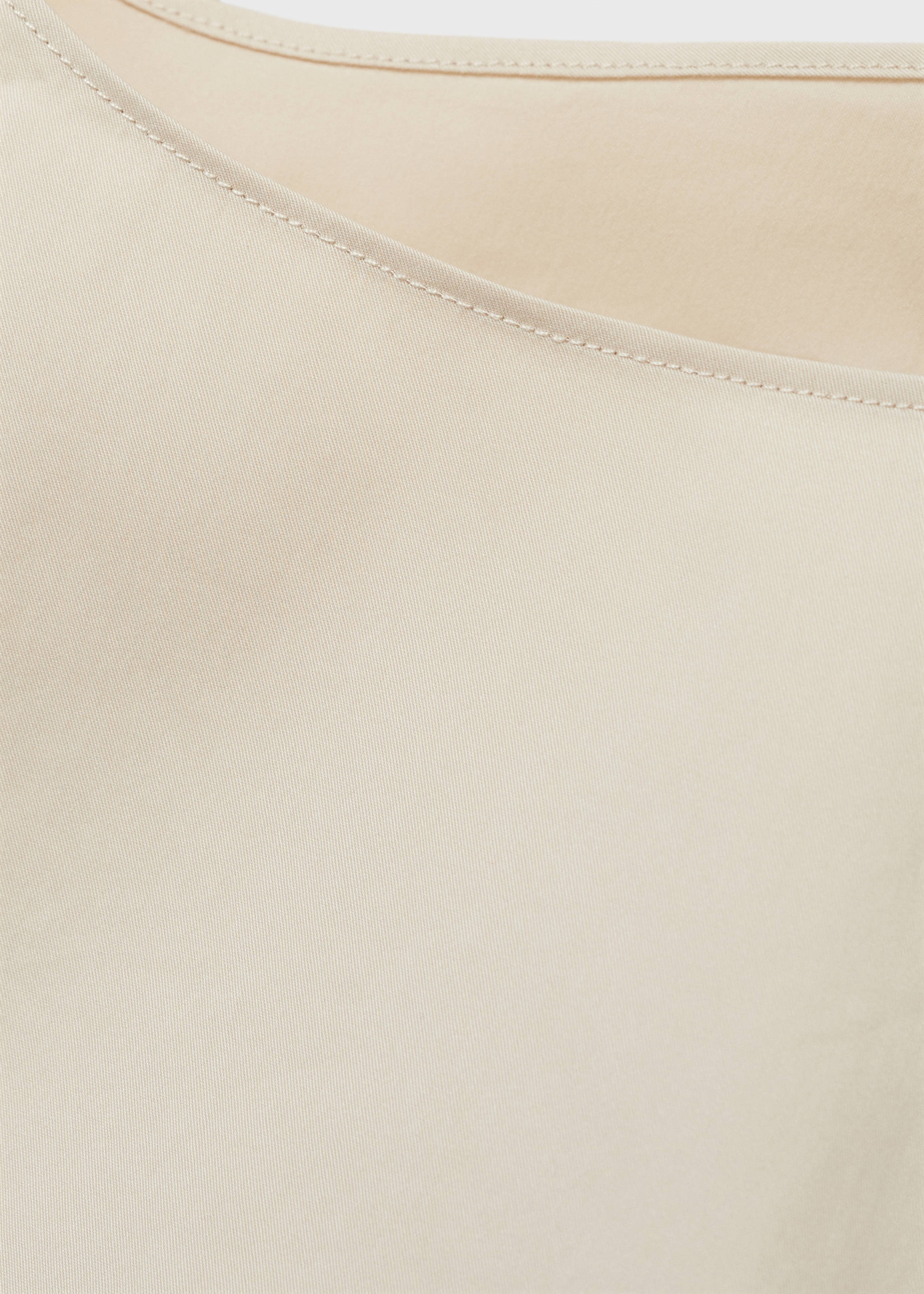 Knotted-hem cotton top - Details of the article 8