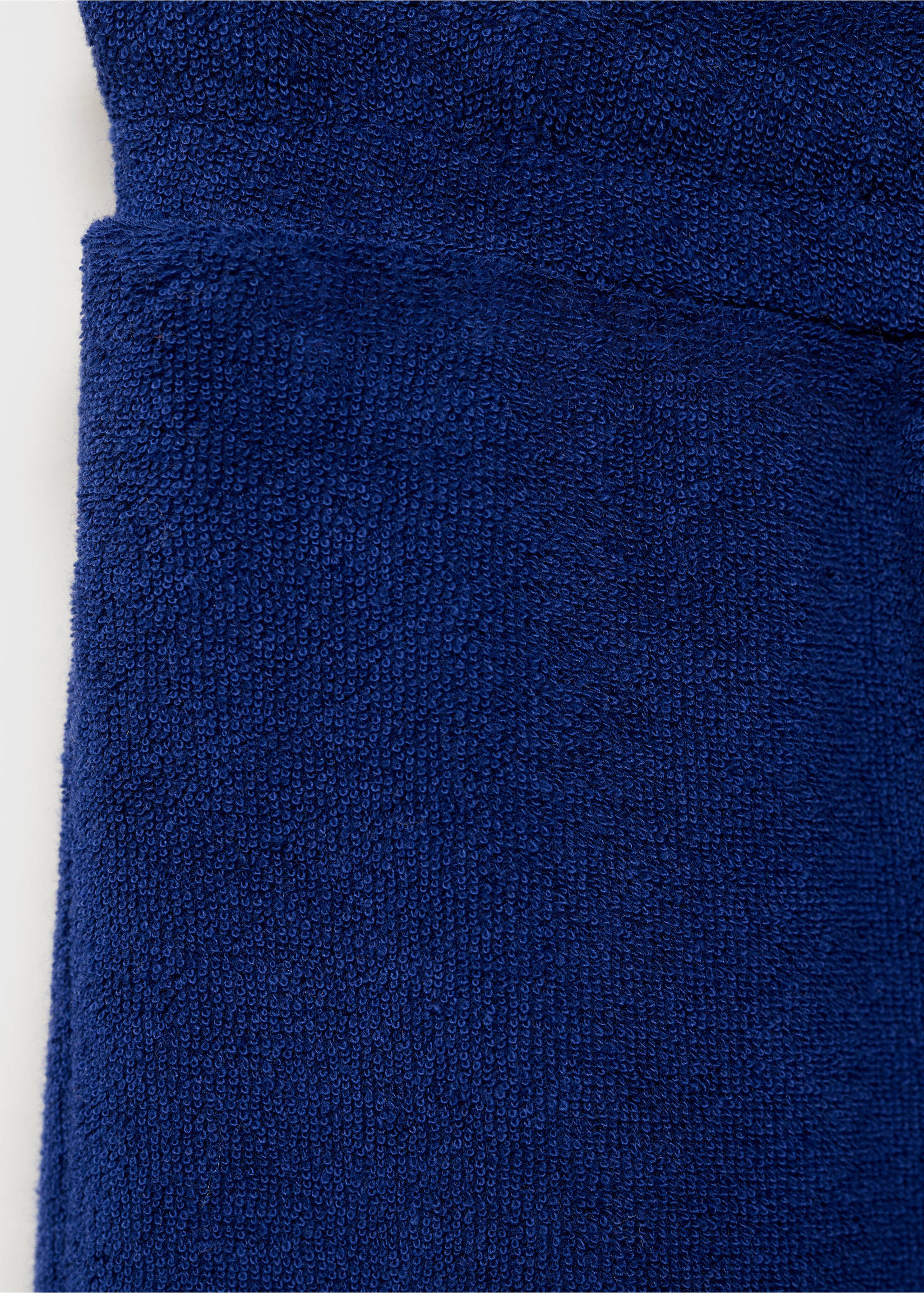 Frottee-Baumwollhose - Detail des Artikels 0, Dunkles Marineblau. Ref: 87077169-00.