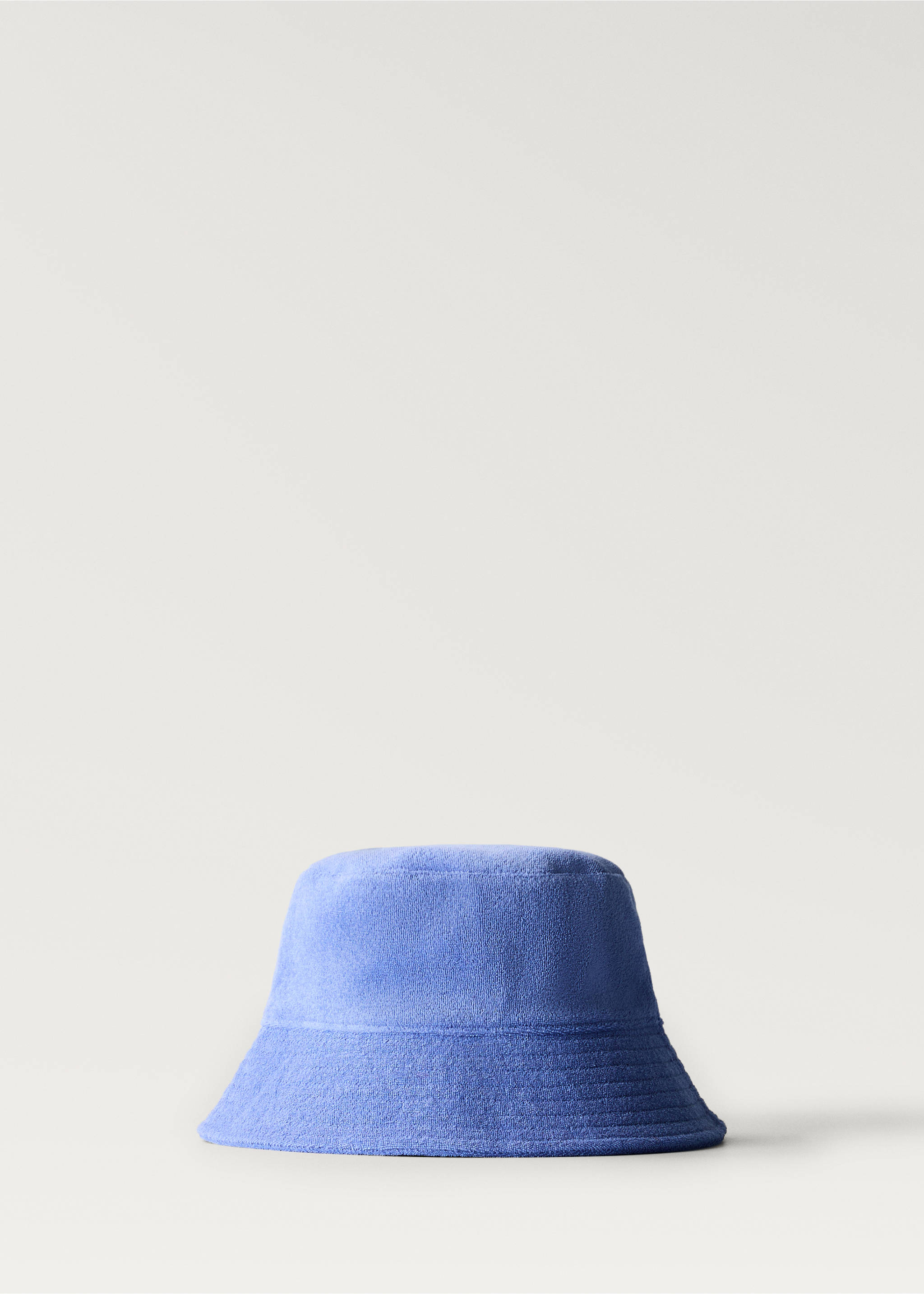Bucket hat met handdoekeffect - Artikel zonder model, Blauw. Ref: 87077189-00.