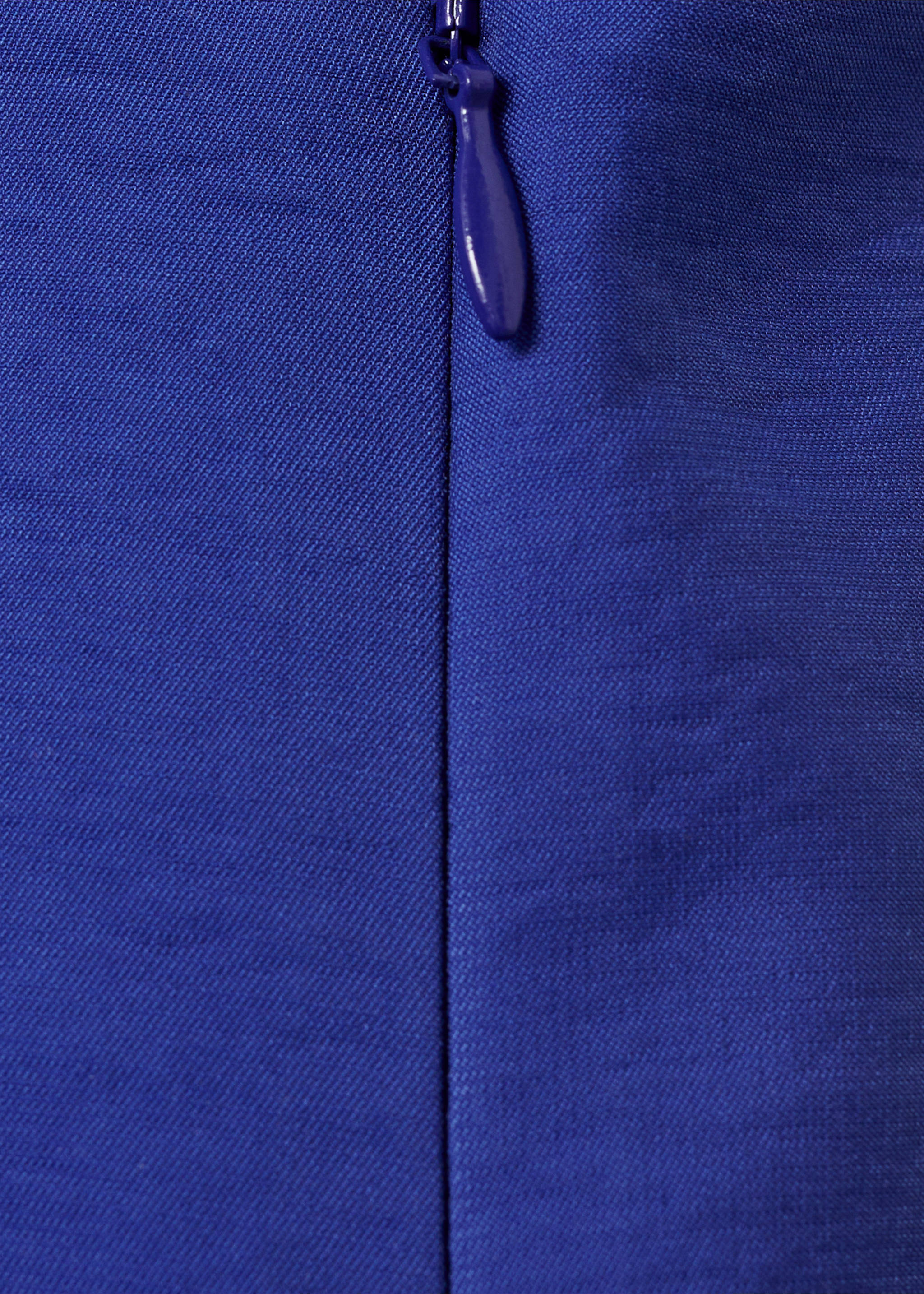 Modal-Top mit V-Ausschnitt - Detail des Artikels 8, Blau. Ref: 87077194-00.