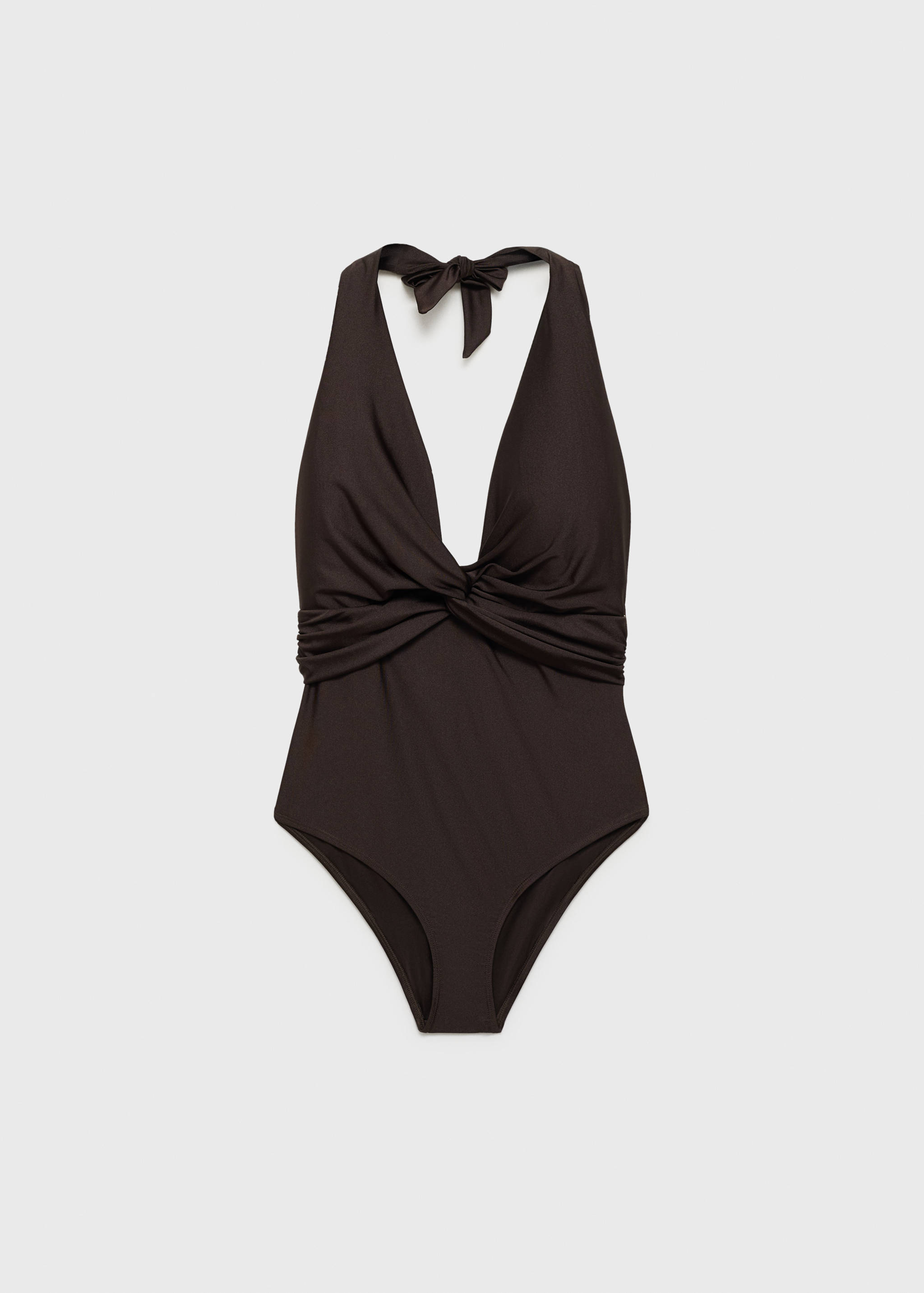 Drapierter Neckholder-Badeanzug - Artikel ohne Model