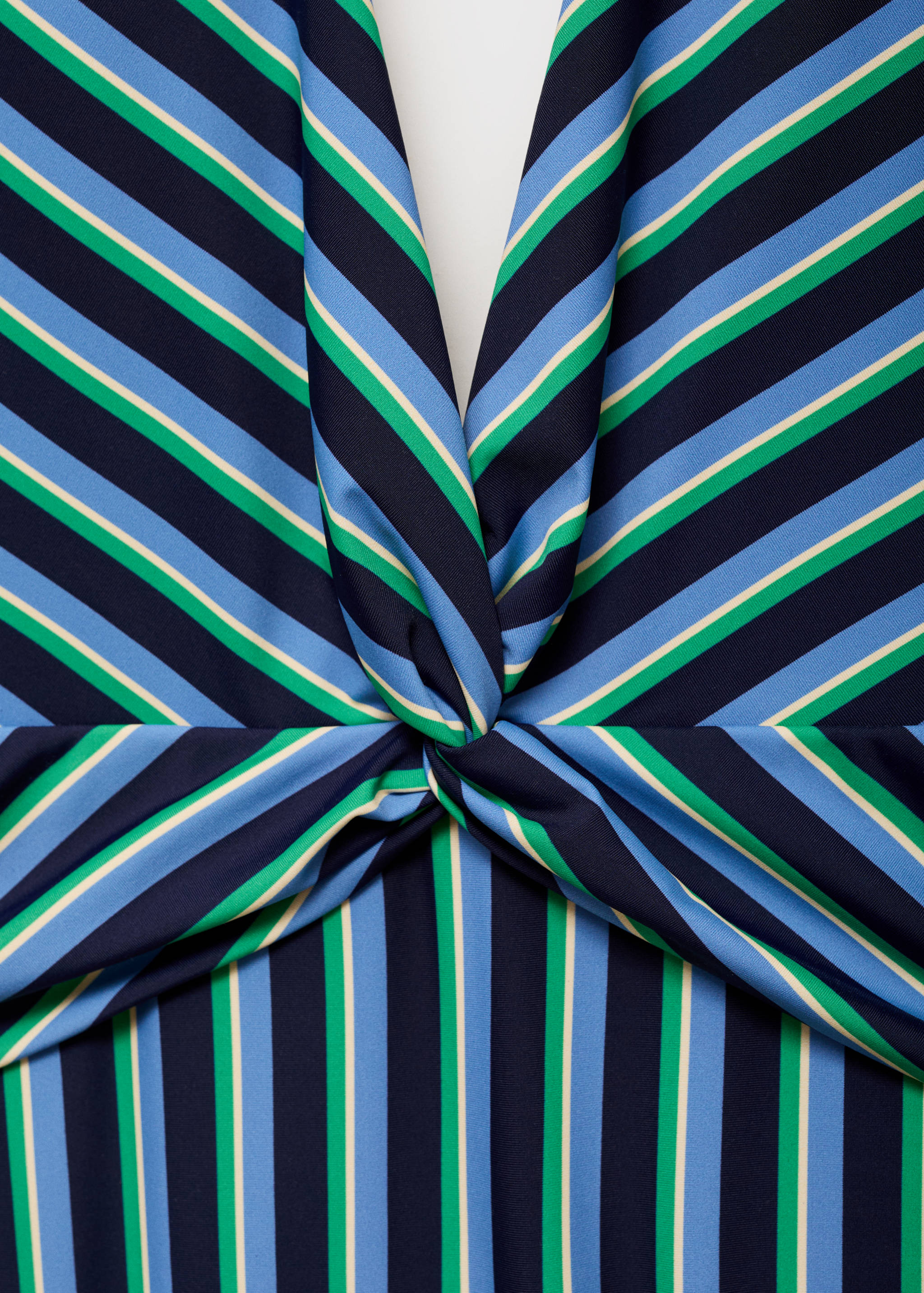Striped halter swimsuit - Details of the article 8