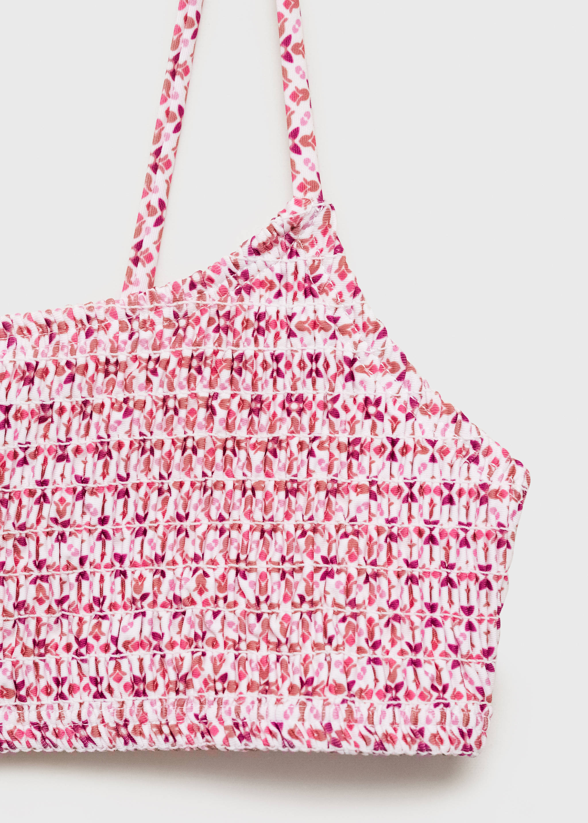 Květované bikiny s nabíráním - Detail zboží 8