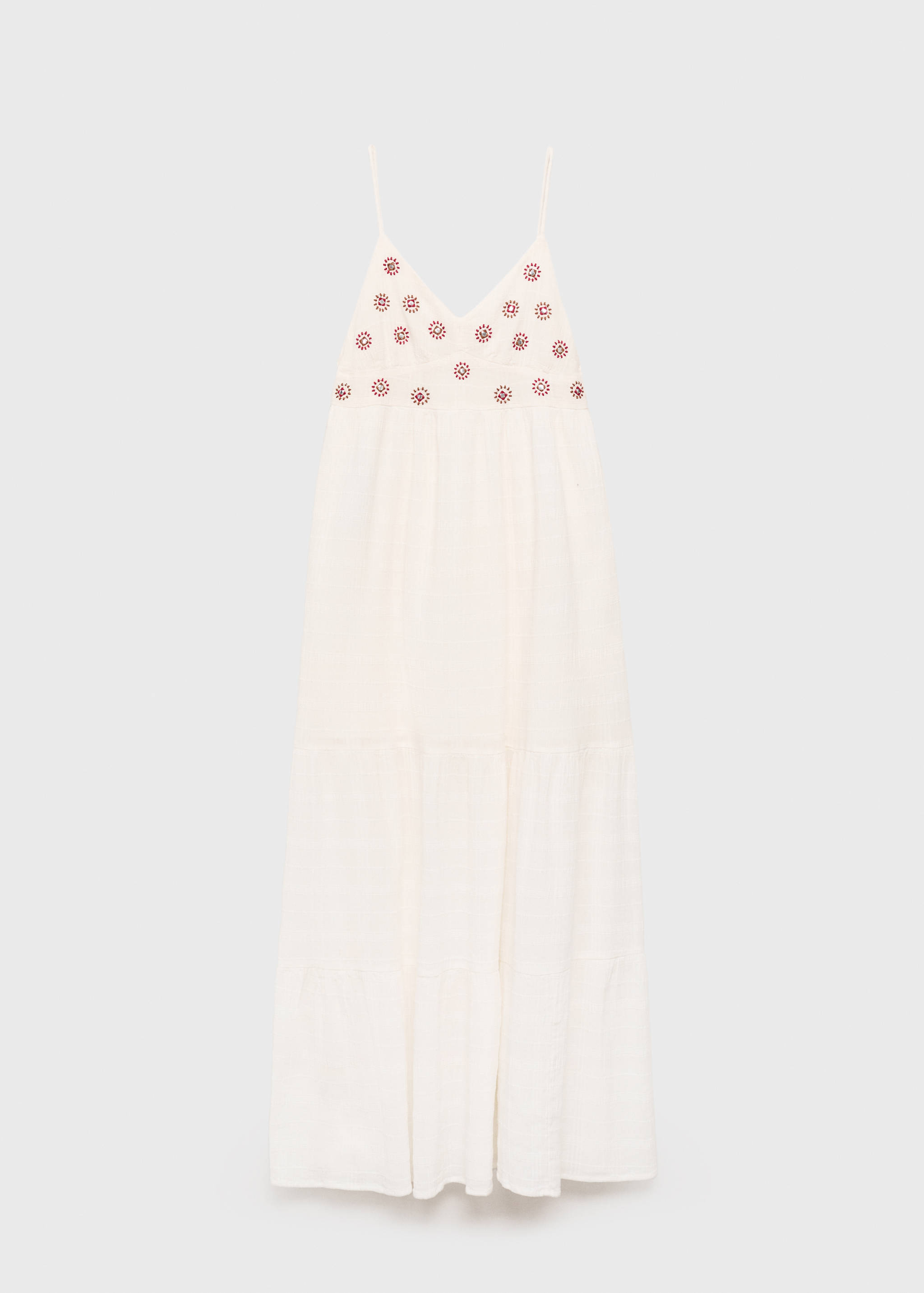 Besticktes Kleid mit aufgesticktem Sonnenmotiv - Artikel ohne Model