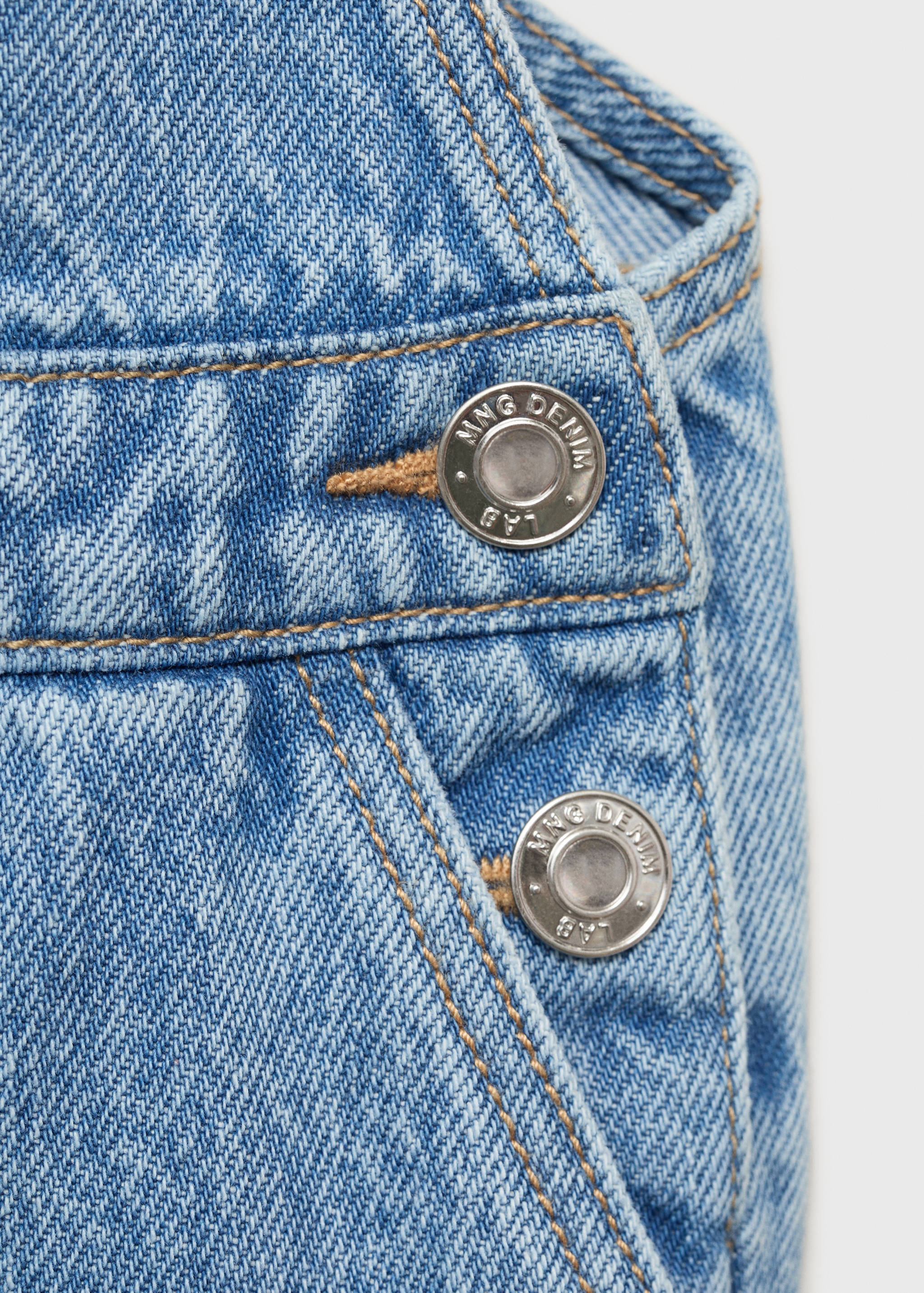 Short denim dungarees - Details of the article 8